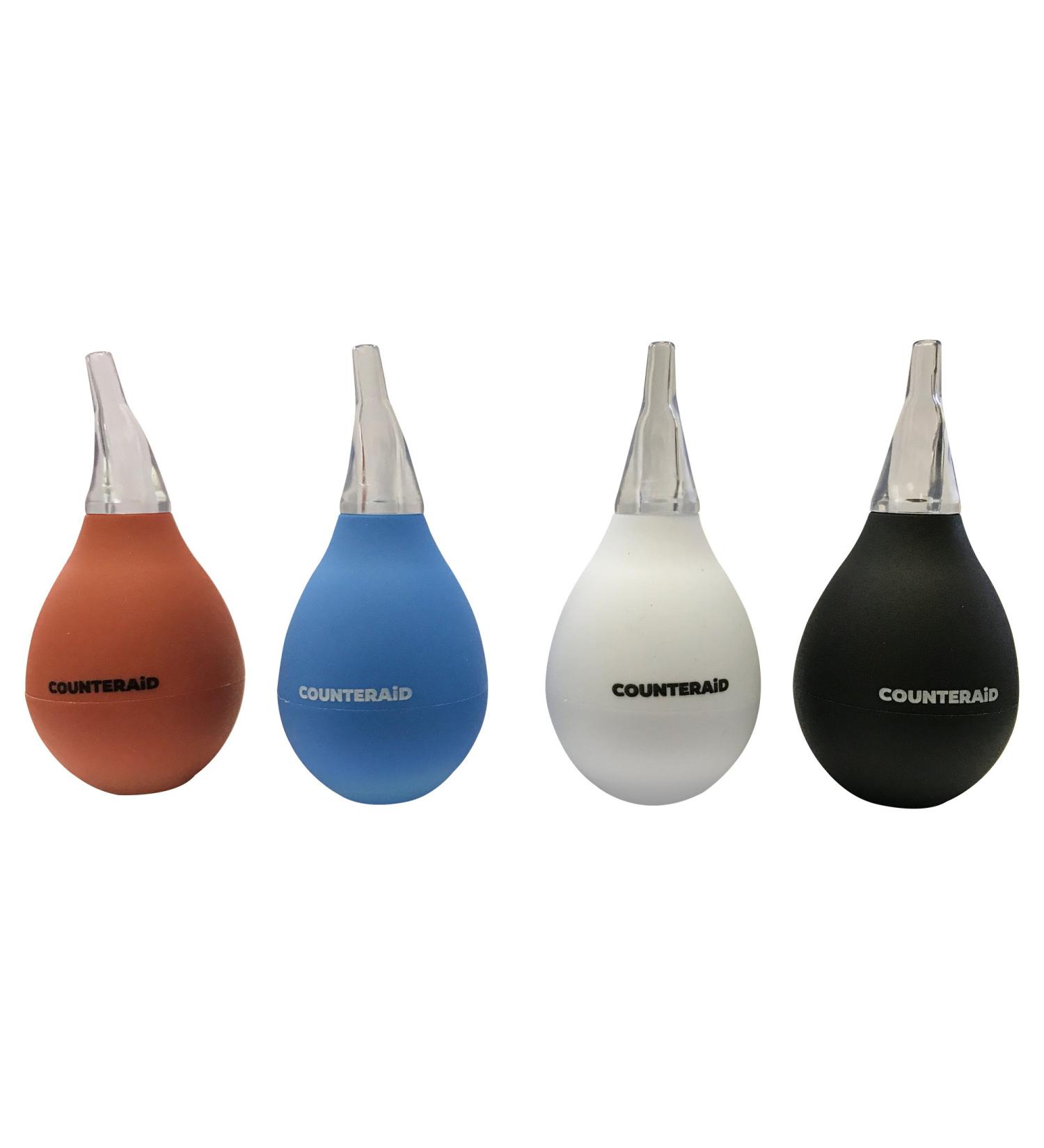 Washable & Reusable Nasal & Ear Wax Syringe Set for Babies 4 Pack by CounterAid - Buy Online on GoSupps.com