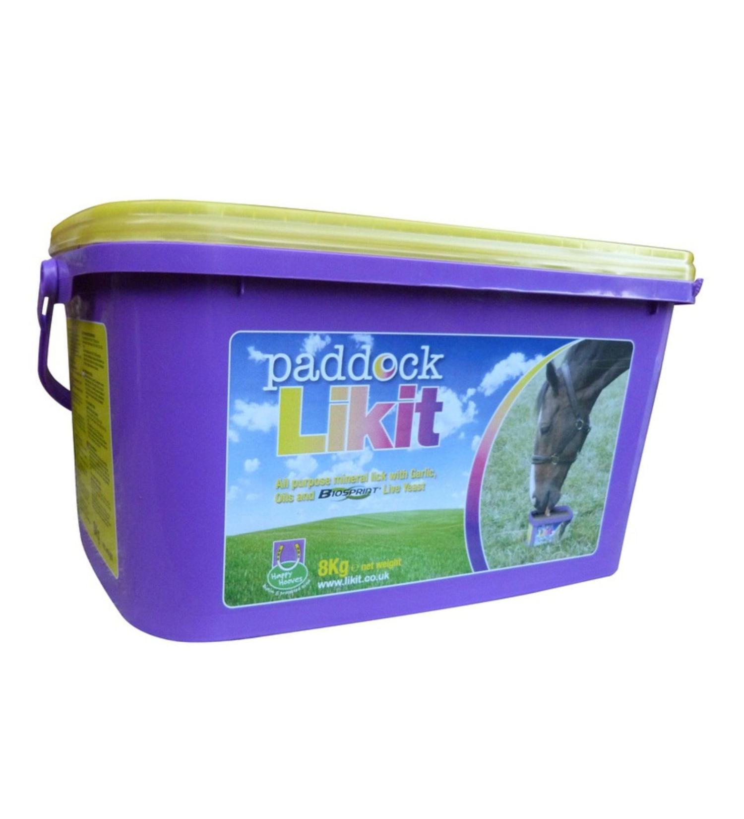Likit Paddock 8kg | Horse Lick with Essential Vitamins & Minerals | Added Benefit of Garlic Yeast & Oils | 8kg - Buy Online on GoSupps.com