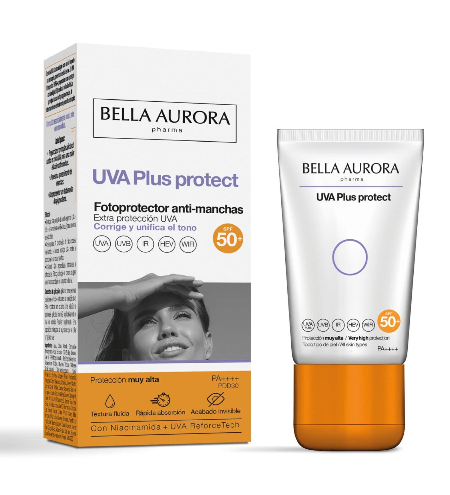 BELLA AURORA UVA Plus Protect Anti-Dark Spot Sunscreen SPF50+ (50ml) - Buy Online on GoSupps.com