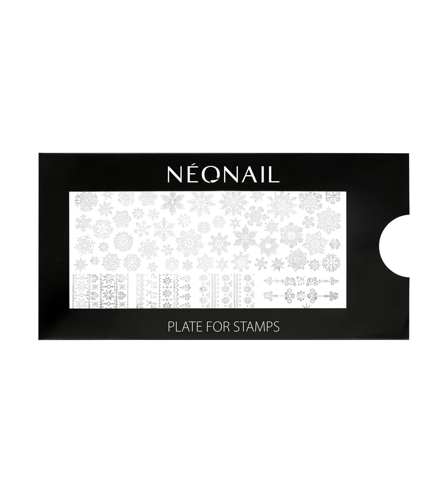 Neonail Stamping Plate 17 | Perfect Stencil & Nail Art Design | French Nails Stamp | Nail Art Schablone for Creative Nail Designs - Buy Online on GoSupps.com