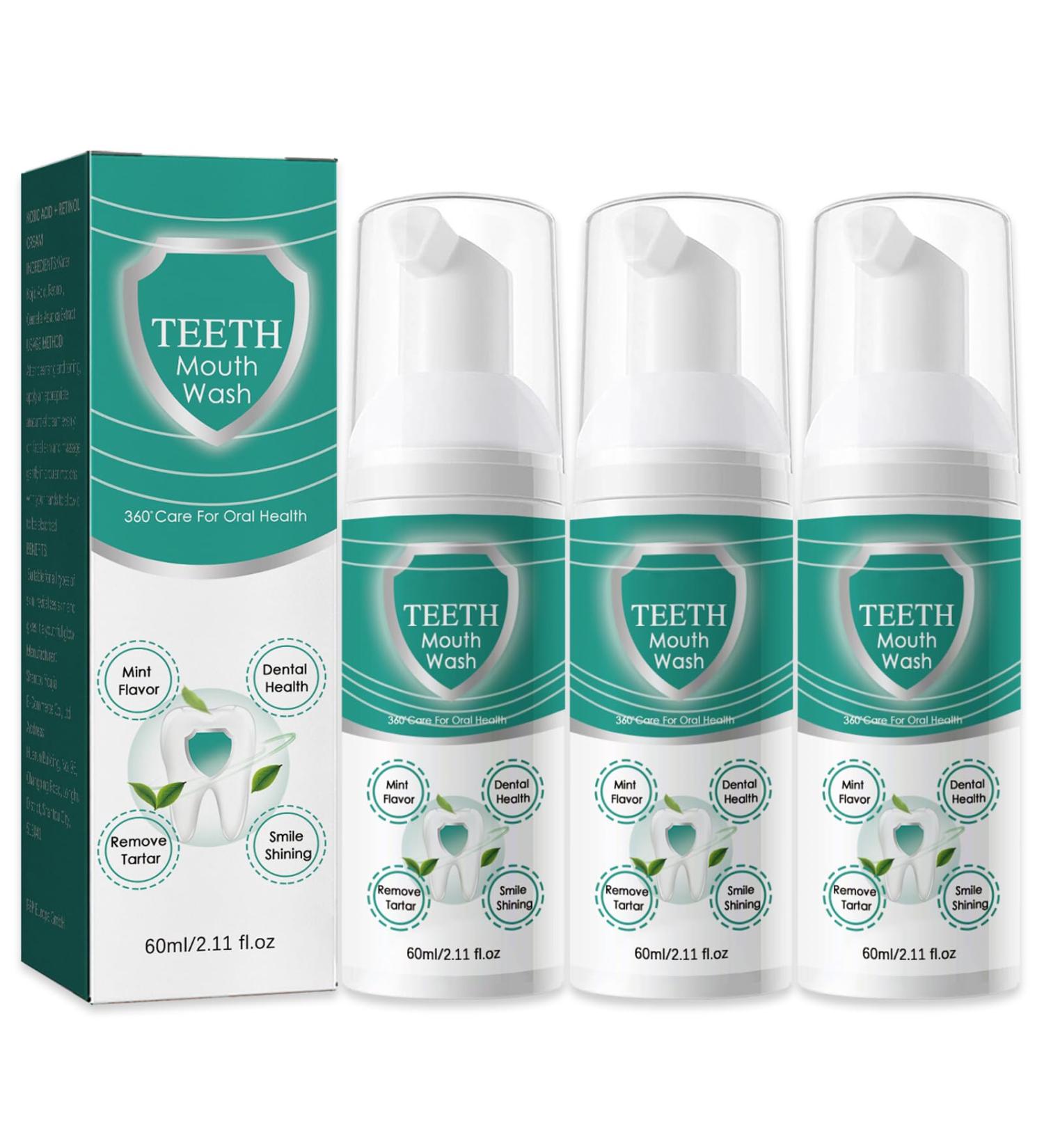 Jorondy Teeth Whitening Mouthwash | 3PCs for Bad Breath & Calculus Removal | Oral Care Solution - Buy Online on GoSupps.com