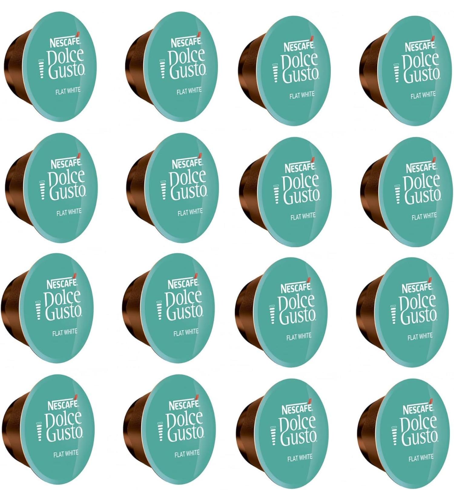 60 x Dolce Gusto Flat White Pods 60 Capsules 60 Drinks Sold Loose - Buy Online on GoSupps.com