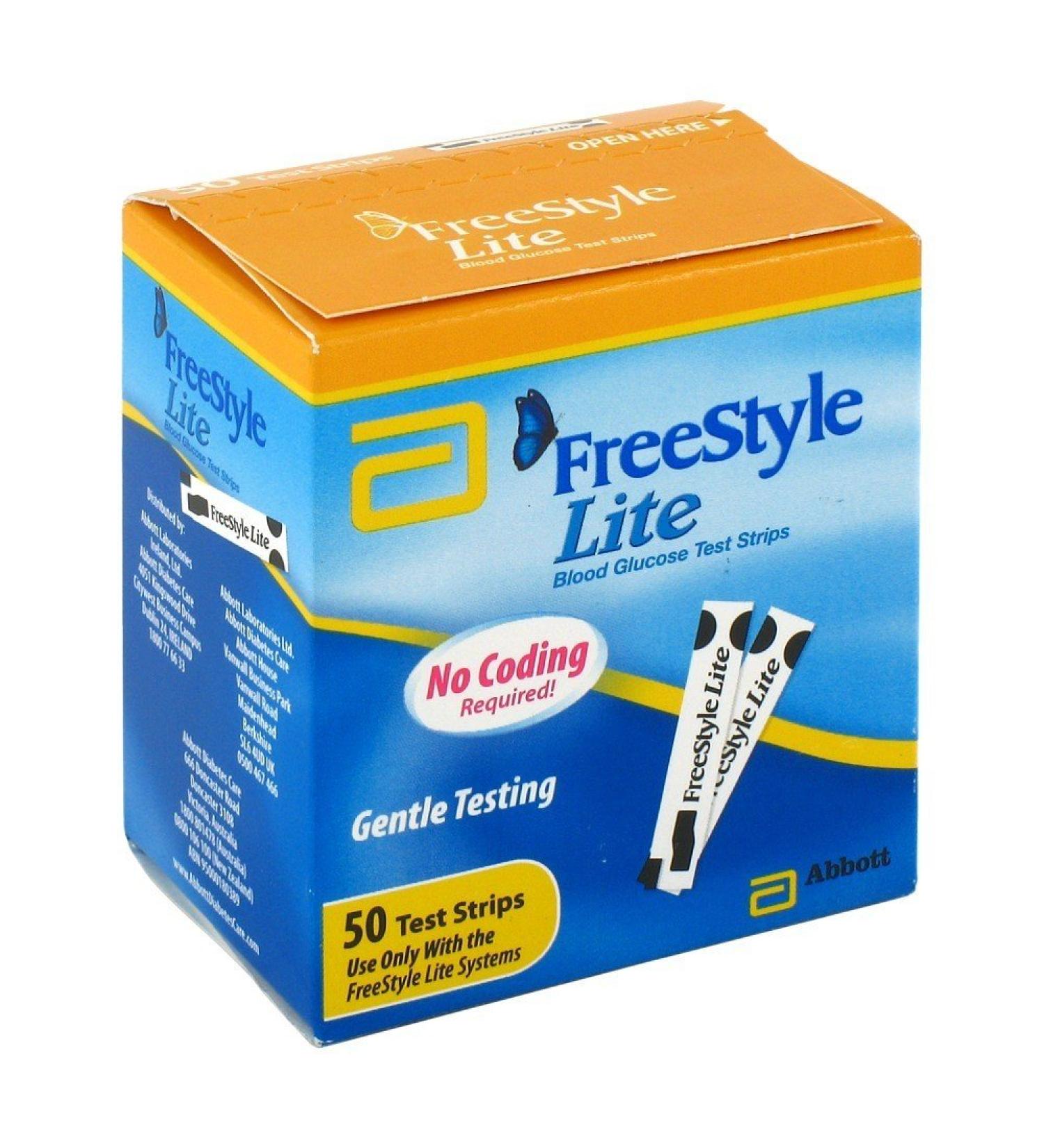FREESTYLE Lite test strips without coding 50 pcs