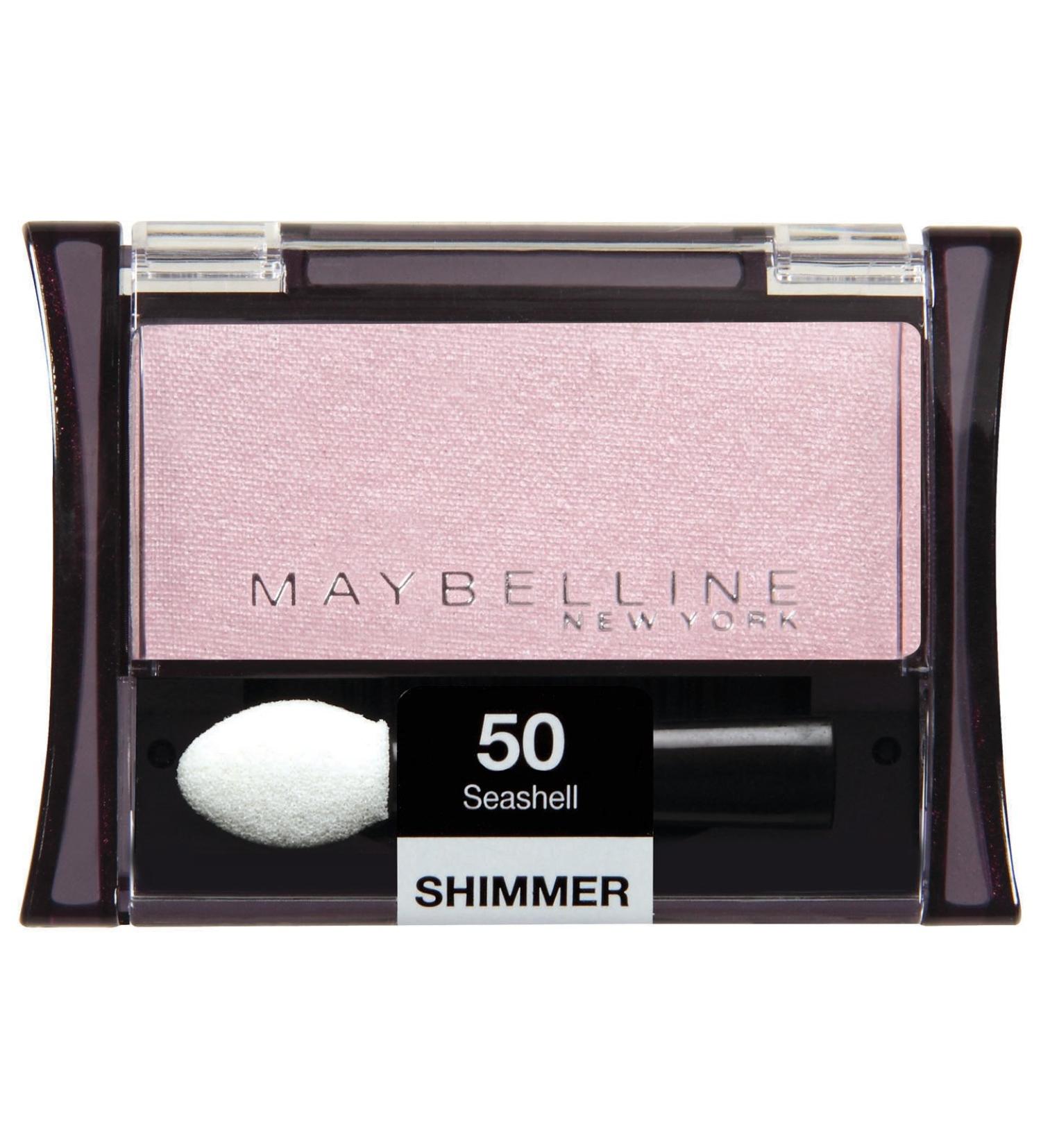 Maybelline New York Expert Wear Eyeshadow Singles  50 Seashell Shimmer  0.09 Ounce