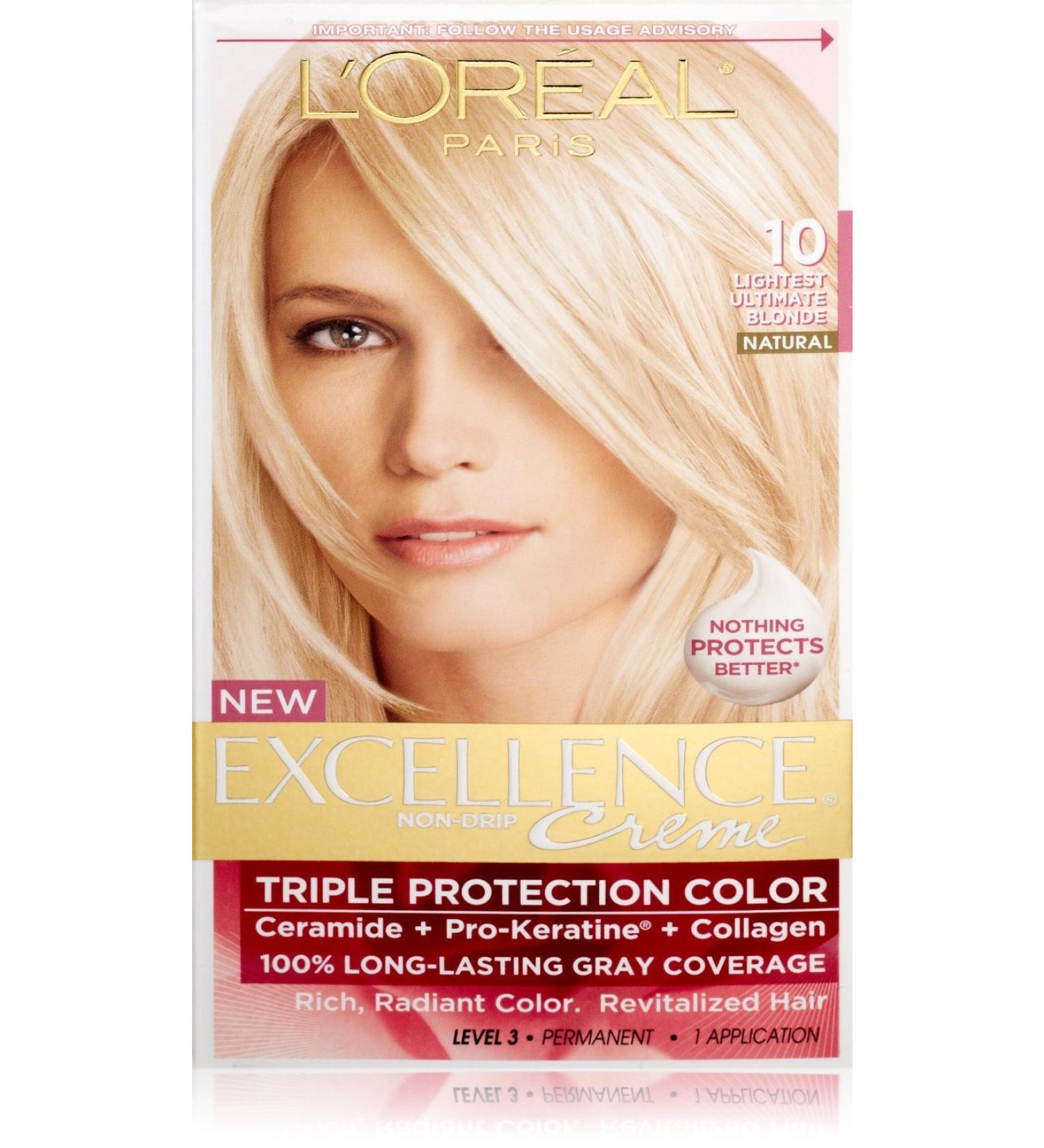 L'Oreal Excellence Creme Haircolor Lightest Ultimate Blonde 10 1 ea