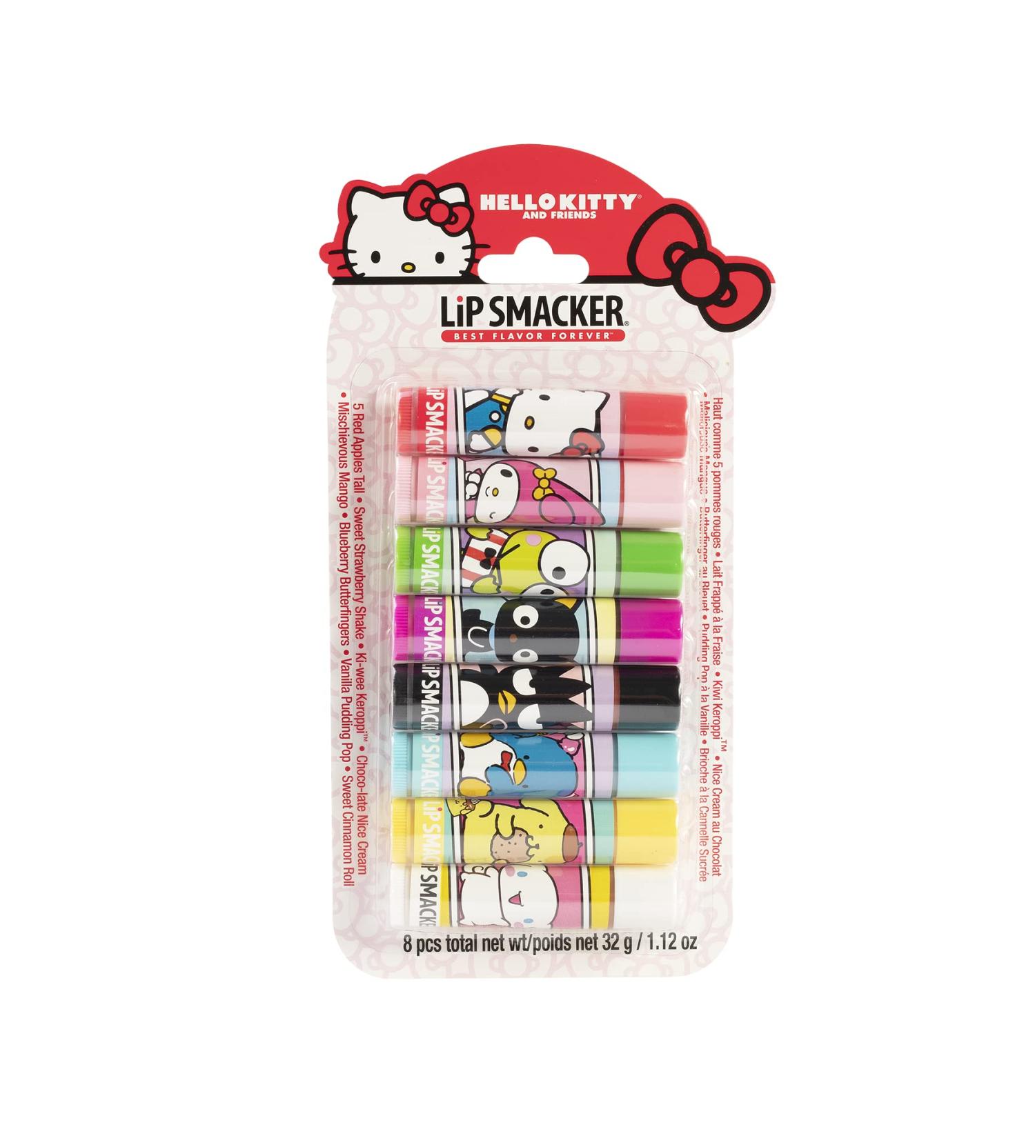 Hello Kitty Lip Smacker 8-Piece Lip Balm Party Pack - Cute & Fun Collection - Buy Online on GoSupps.com