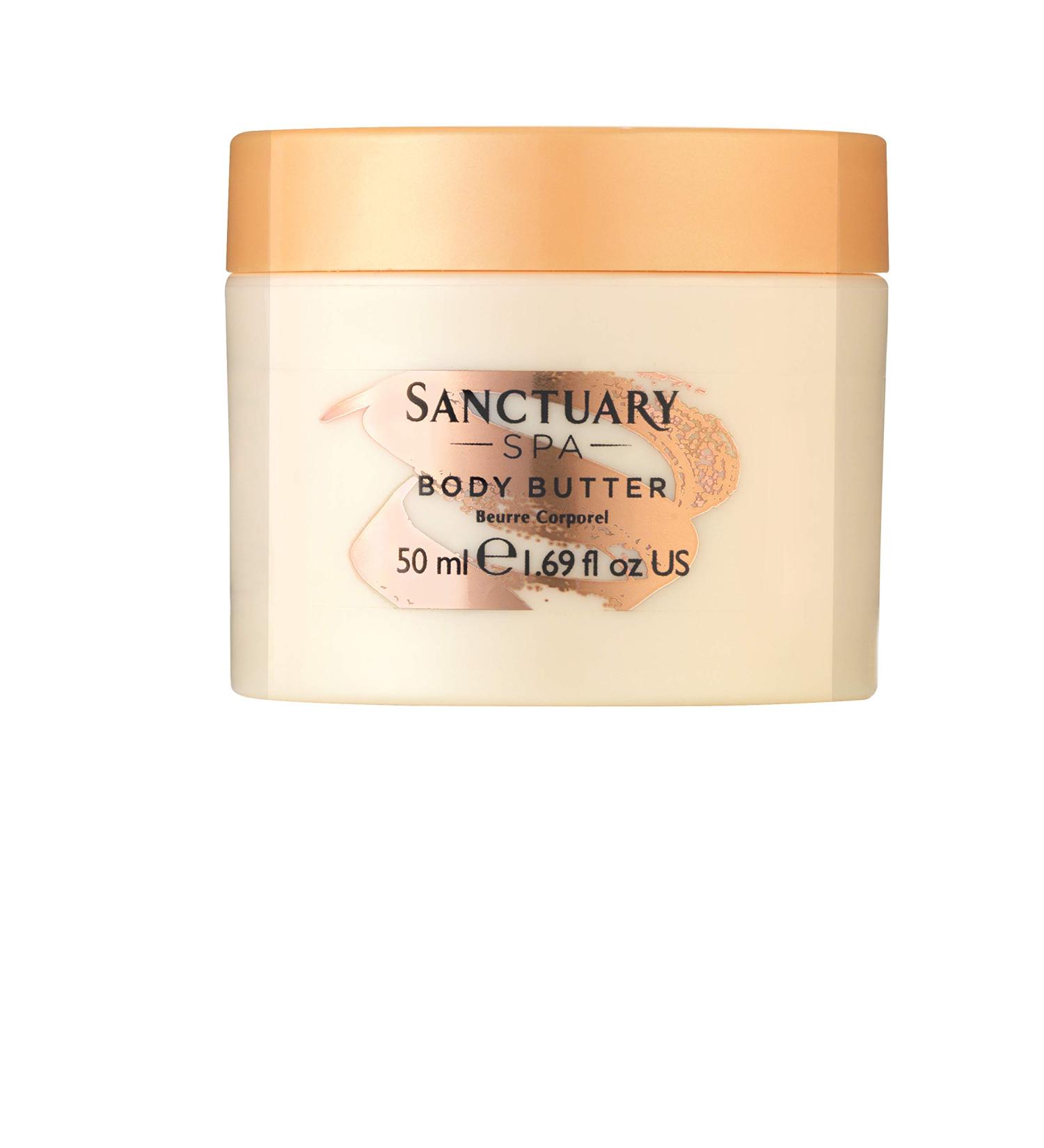 Sanctuary Spa Vegan Body Butter Moisturizing Body Cream Travel Size 50ml - Buy Online on GoSupps.com