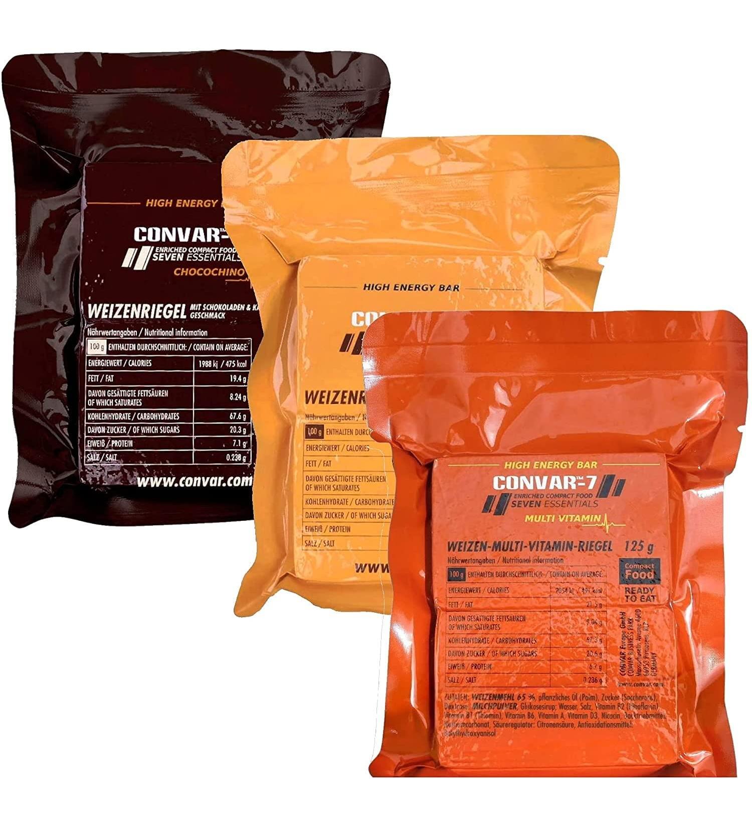 High Energy Bar Mix - Emergency Supply for Outdoor Activities | 3 x 125g | Crisis Prevention & Catering - Buy Online on GoSupps.com