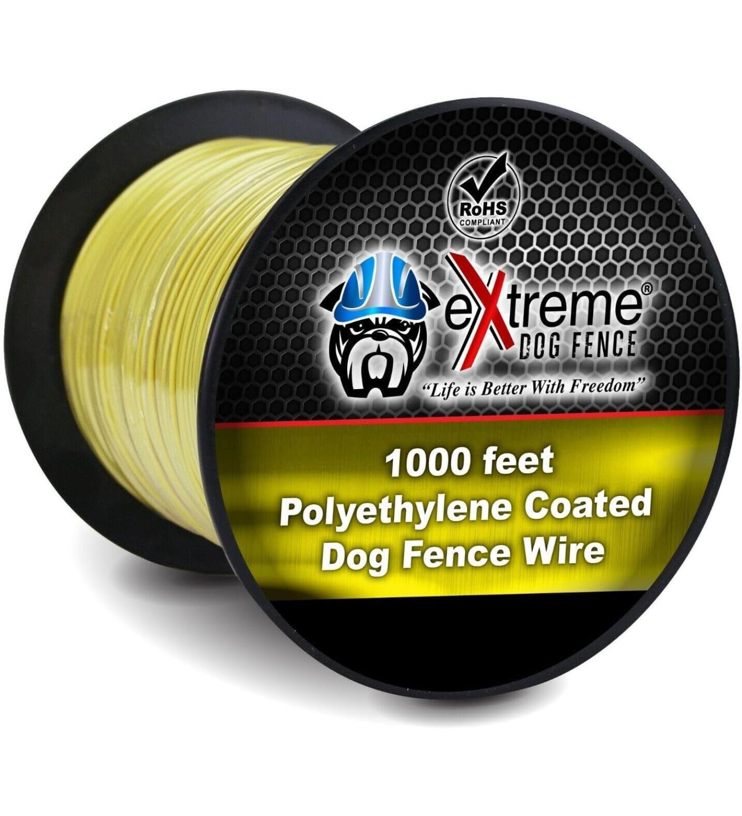 Extreme Dog Fence Universal Wire - Compatible with PetSafe Extreme Dog Fence and All Other Underground Dog Fences (1000 feet) (1000 ft) 1000 ' - Buy Online on GoSupps.com