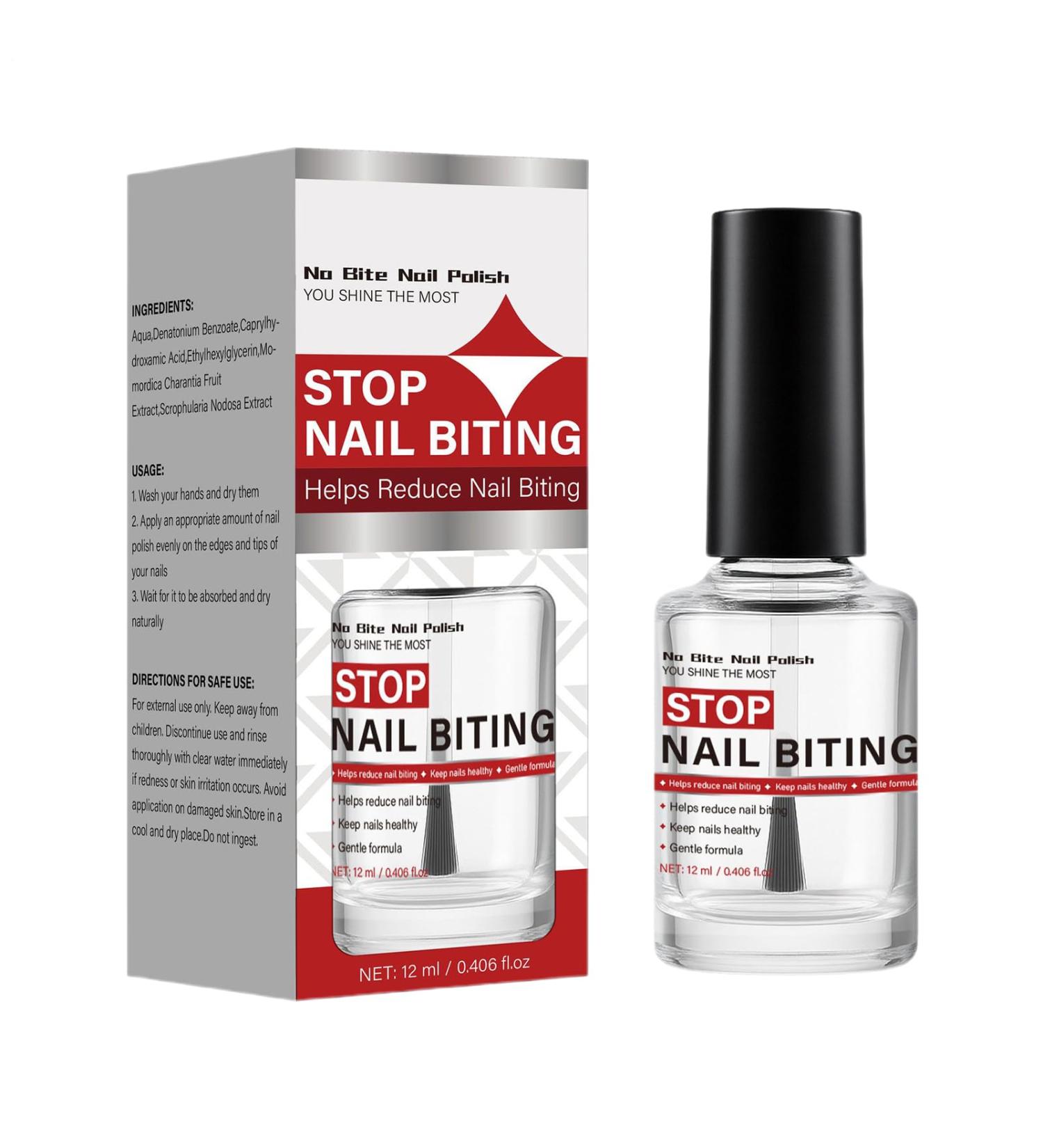 Nail Polish to Prevent Thumb Sucking - 12ml Natural Flavored Coating - Stop this Bad Habit For Thumb Growth and Sucking - Buy Online on GoSupps.com