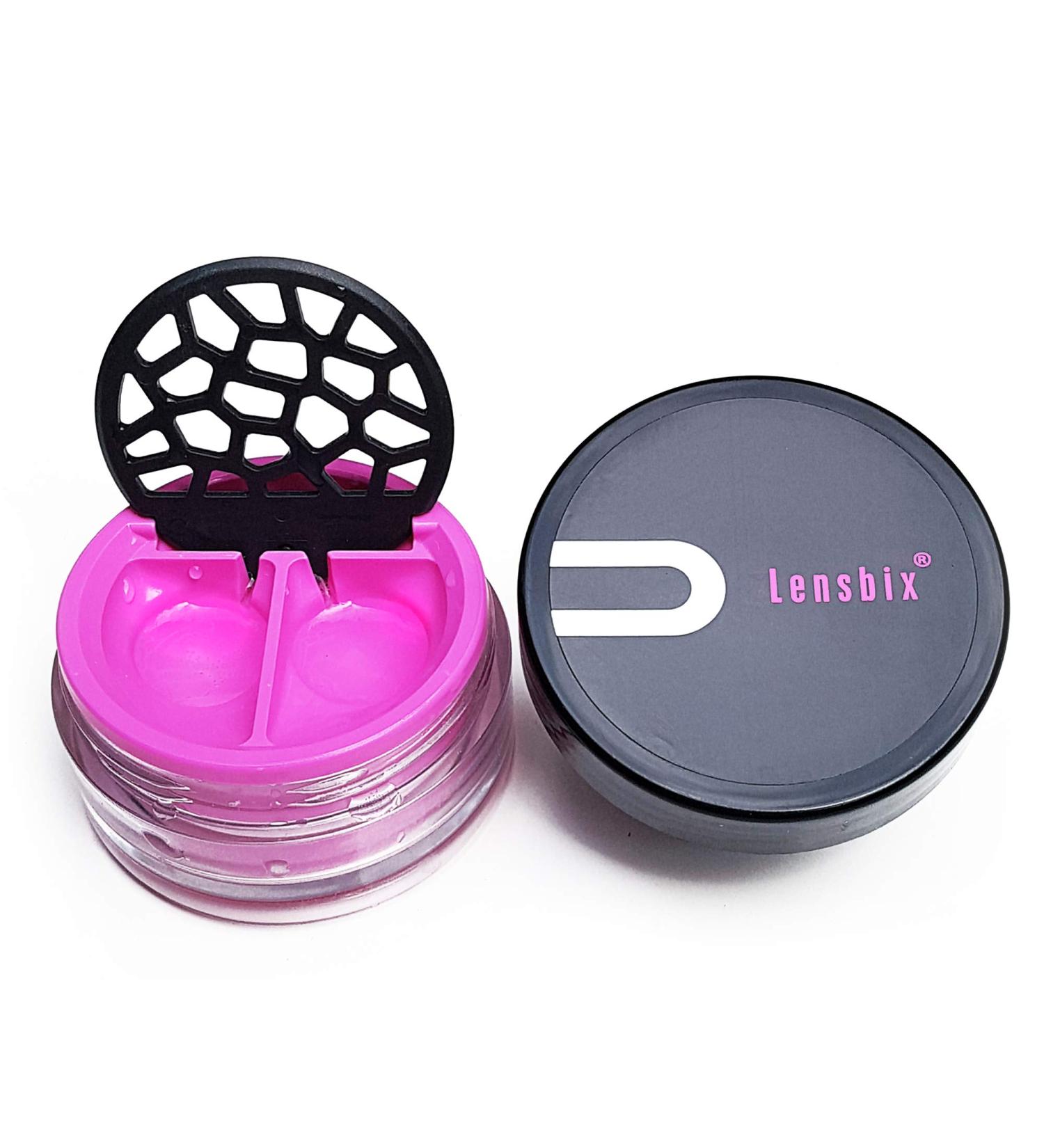Lensbix Purist Pink Contact Lens Case - Sleek Design for Modern Living | International Shipping Available - Buy Online on GoSupps.com
