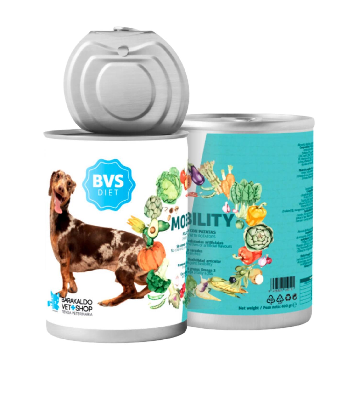 Barakaldo Vet Shop | Diet Grain Free Mobility Chicken with Potatoes wet dog food | 1 unit x 400 g - Buy Online on GoSupps.com