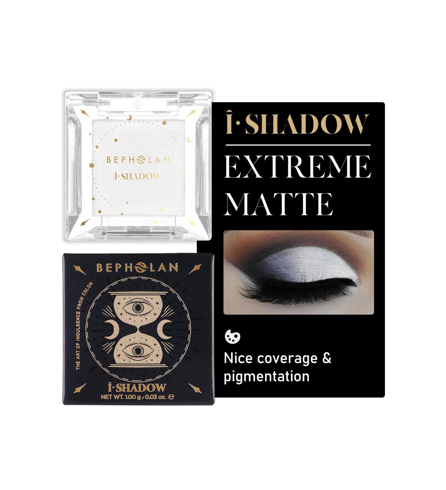 BEPHOLAN Single Matte White Eyeshadow Palette - Perfect for Goth Makeup and Highlighting Eyes - Buy Online on GoSupps.com