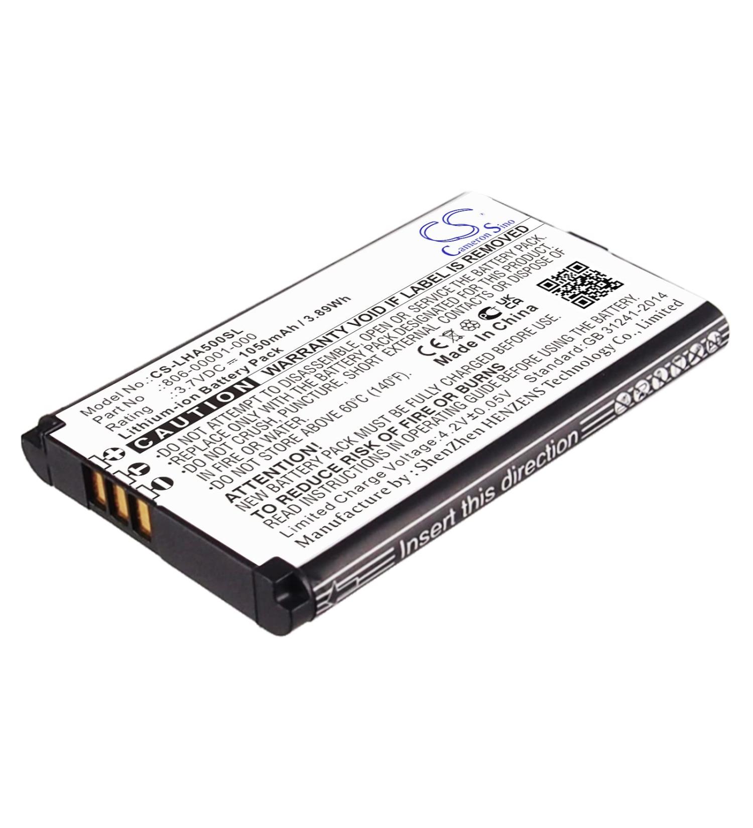 High-Performance 1050mAh/3.7V Replacement Battery for Lightspeed Tango A500 Aviation - 806-00001-000 - Buy Now - Buy Online on GoSupps.com