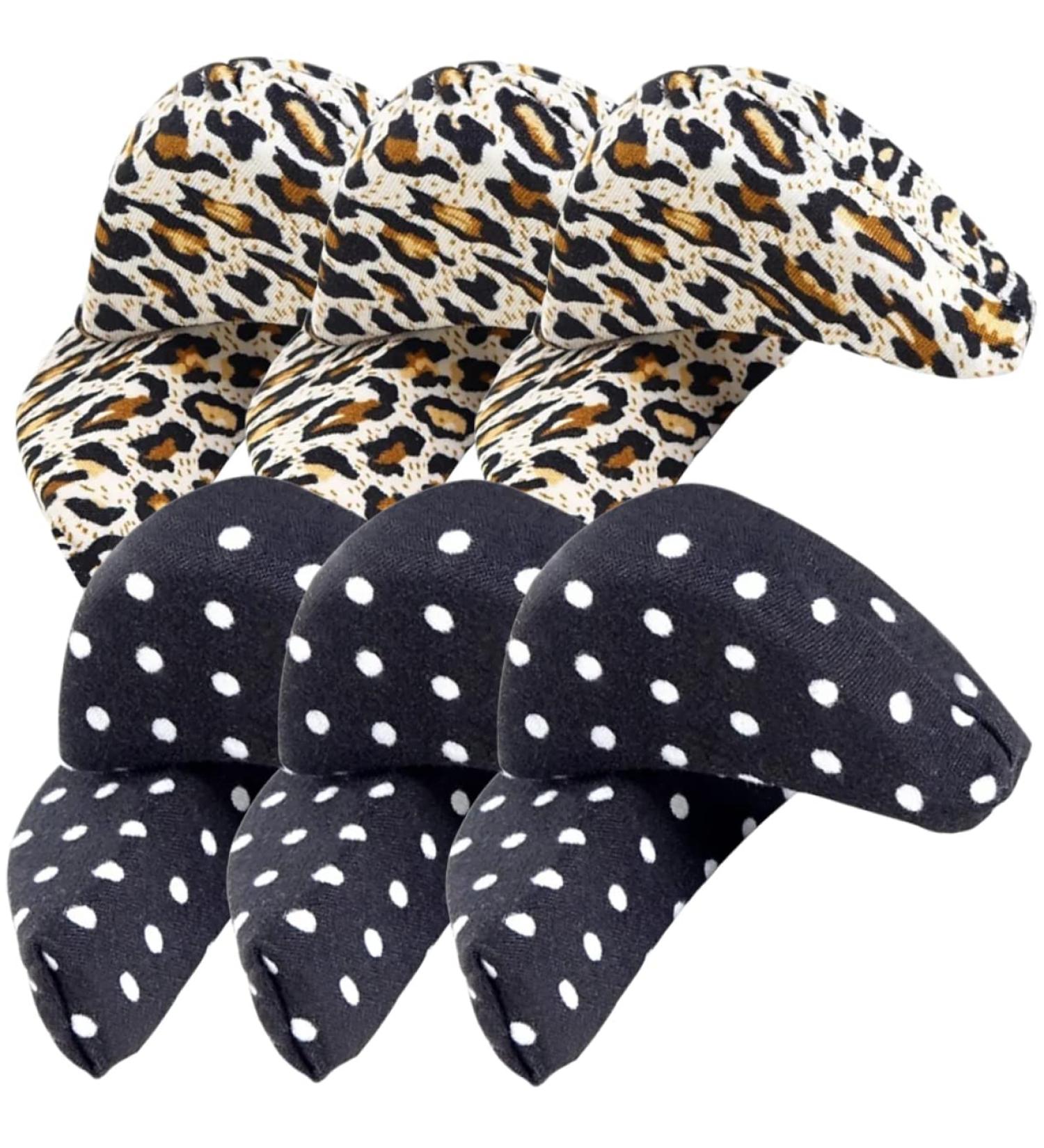 6 Pairs Sponge Toe Plug Inserts - Shoe Fillers for Loose Shoes - Leopard Print Half Pad for Perfect Fit - Buy Online on GoSupps.com
