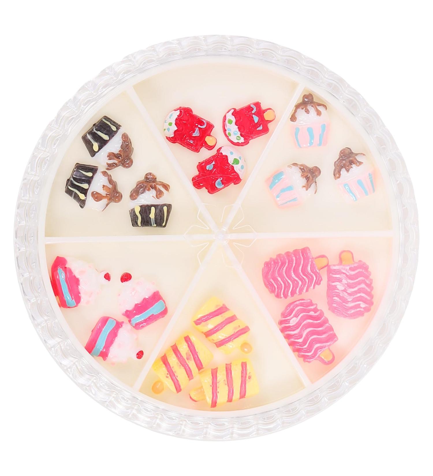 Housoutil 1 Box Nail Art Accessories Manicures Decorations Nail Pendants 3D Nail Decals Gems for Nails Nail Gem Manicures Accessories Manicures Ornament Cute Nail Plastic Charm Nail Supplies 6.5X6.5X1.2cm As Shown 12 - Buy Online on GoSupps.com