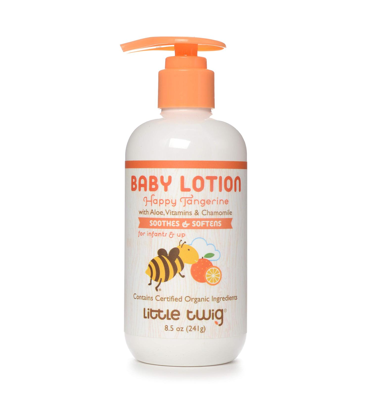 Little Twig Baby Lotion | Natural Plant-Derived Tangerine Formula | 8.5 fl oz - Gentle & Nourishing for Infants - Buy Online on GoSupps.com