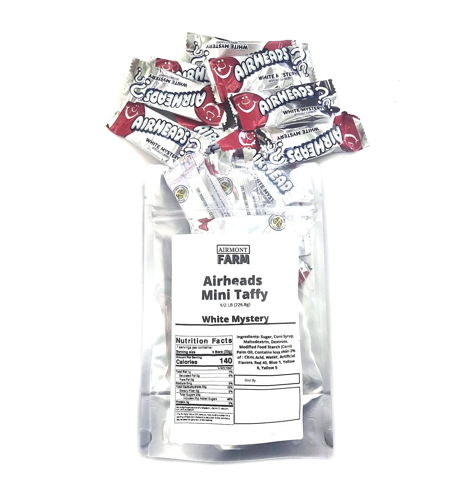 Airmont Farm Airheads Mini Taffy White Mystery 1/2 LB Bag