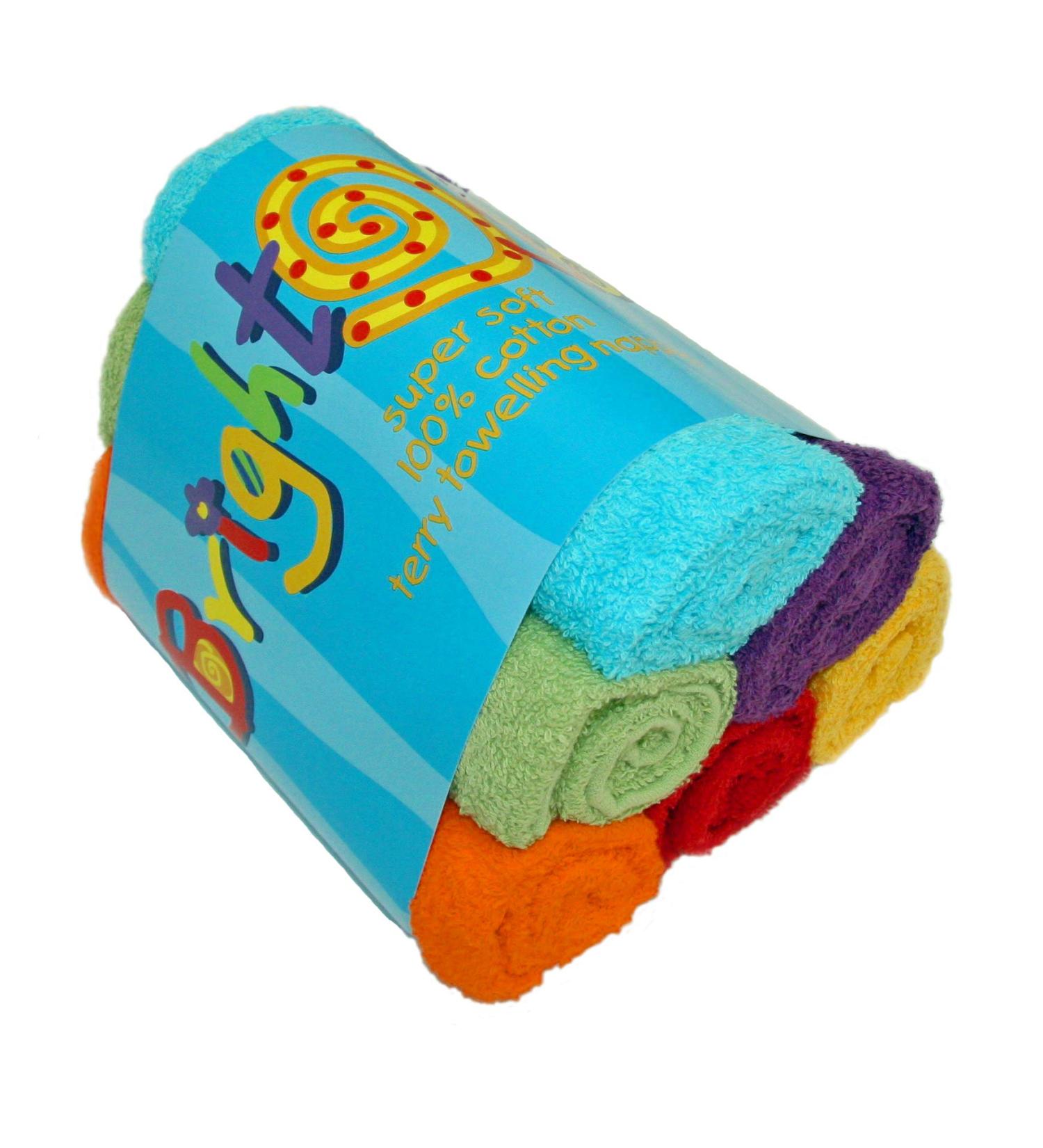 Bright Bots Absorbent Reusable Terry Cloth Diapers | 100% Soft Cotton Nappies (60 cm) | Colorful Unisex Baby Cloth Diapers for Eco-Friendly Parenting - Buy Online on GoSupps.com