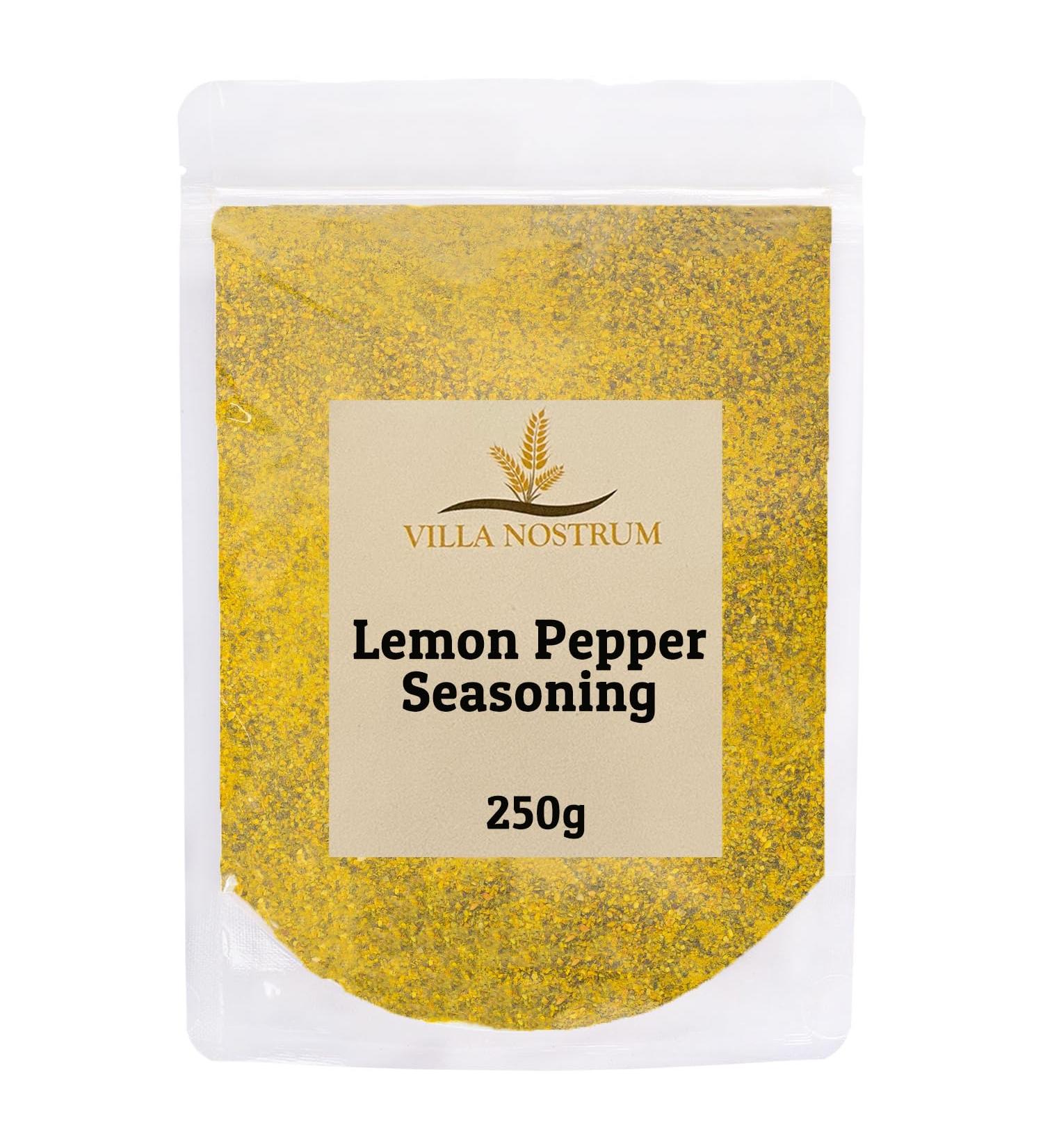 Lemon Pepper Seasoning 250g by Villa Nostrum - Buy Online on GoSupps.com