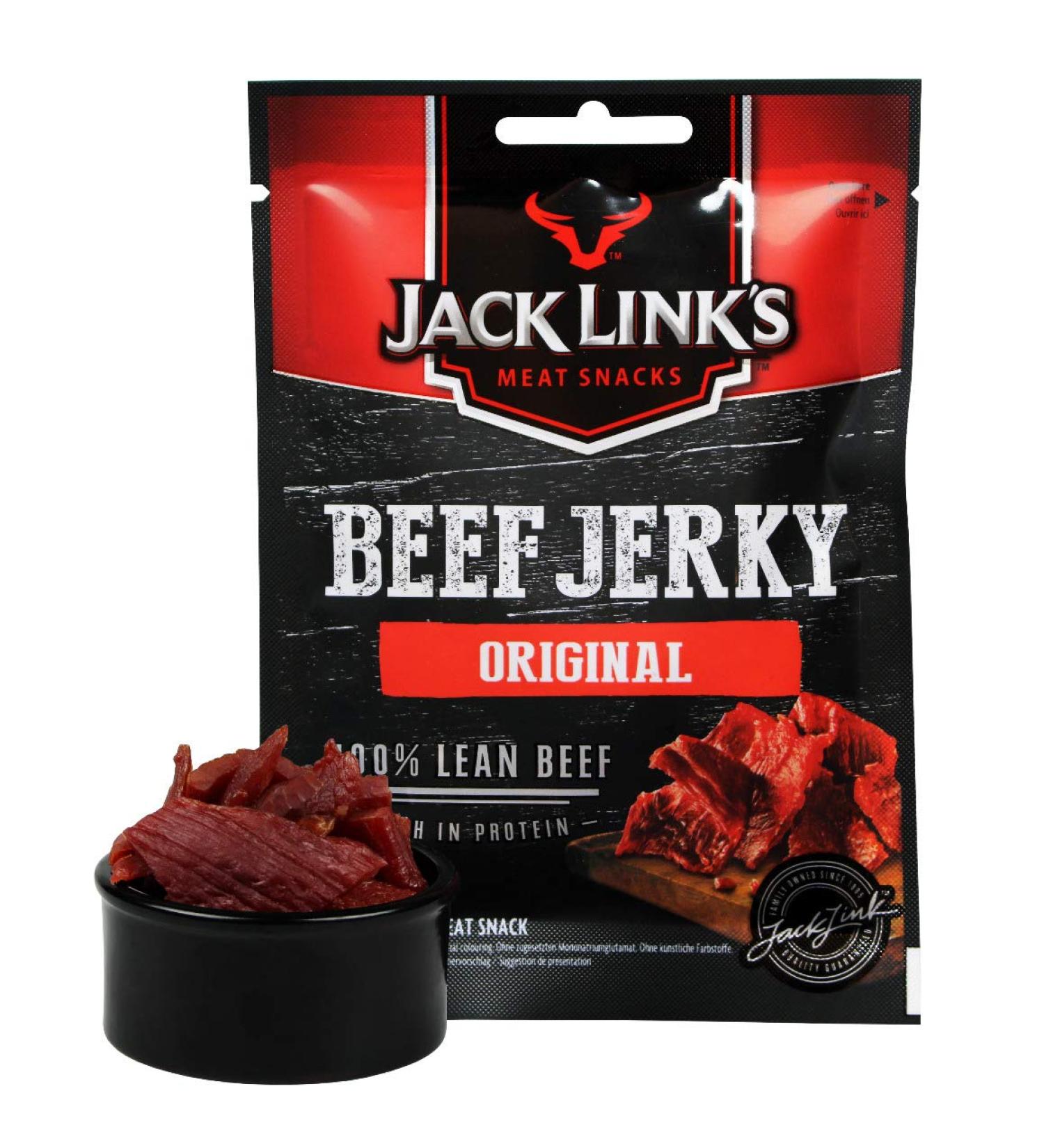 Jack Link's Original Beef Jerky 25g - Authentic Snack Perfect for On-the-Go - Buy Internationally - Buy Online on GoSupps.com