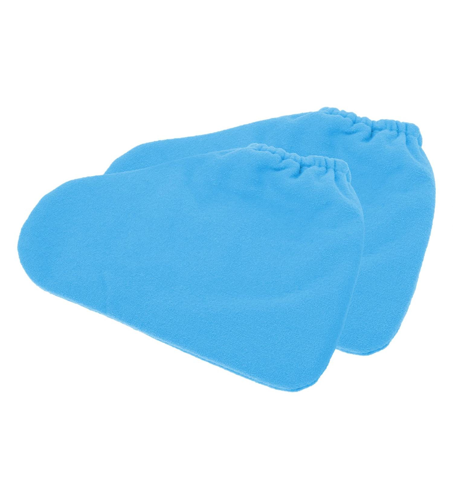 minkissy Home Spa 1pair Mouth Foot Cover Paraffin Wax Hand Cover Paraffin Wax Bags Paraffin Wax Bath Liners Paraffin Bath Feet Liners Foot Wrapping Cover Bath Mat Work Polyester Simple 30x23cm Blue - Buy Online on GoSupps.com