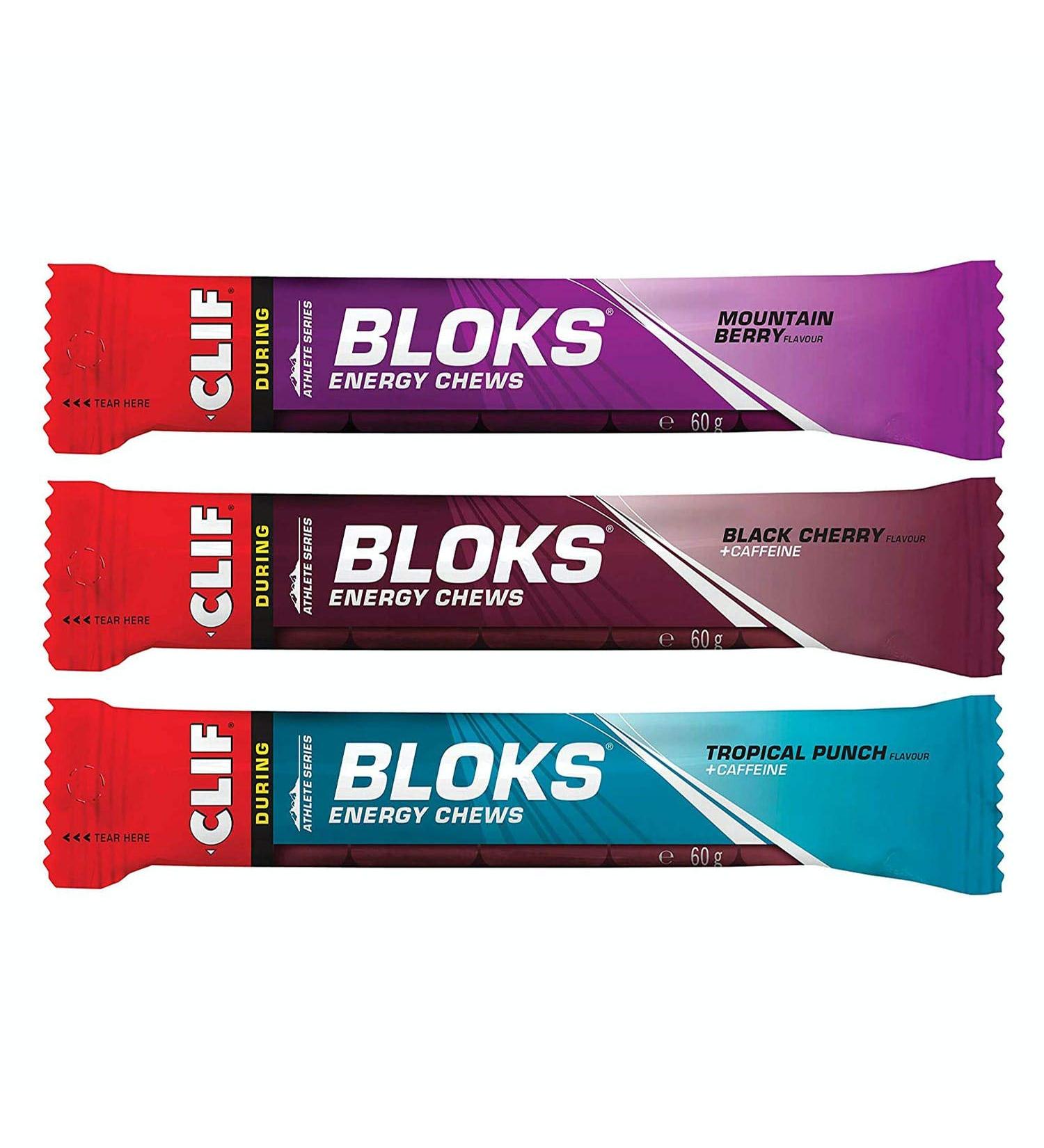 Clif WOWOOO SHOT BLOKS Energy Chews - 3x Mixed Flavours Pack - Buy Online on GoSupps.com
