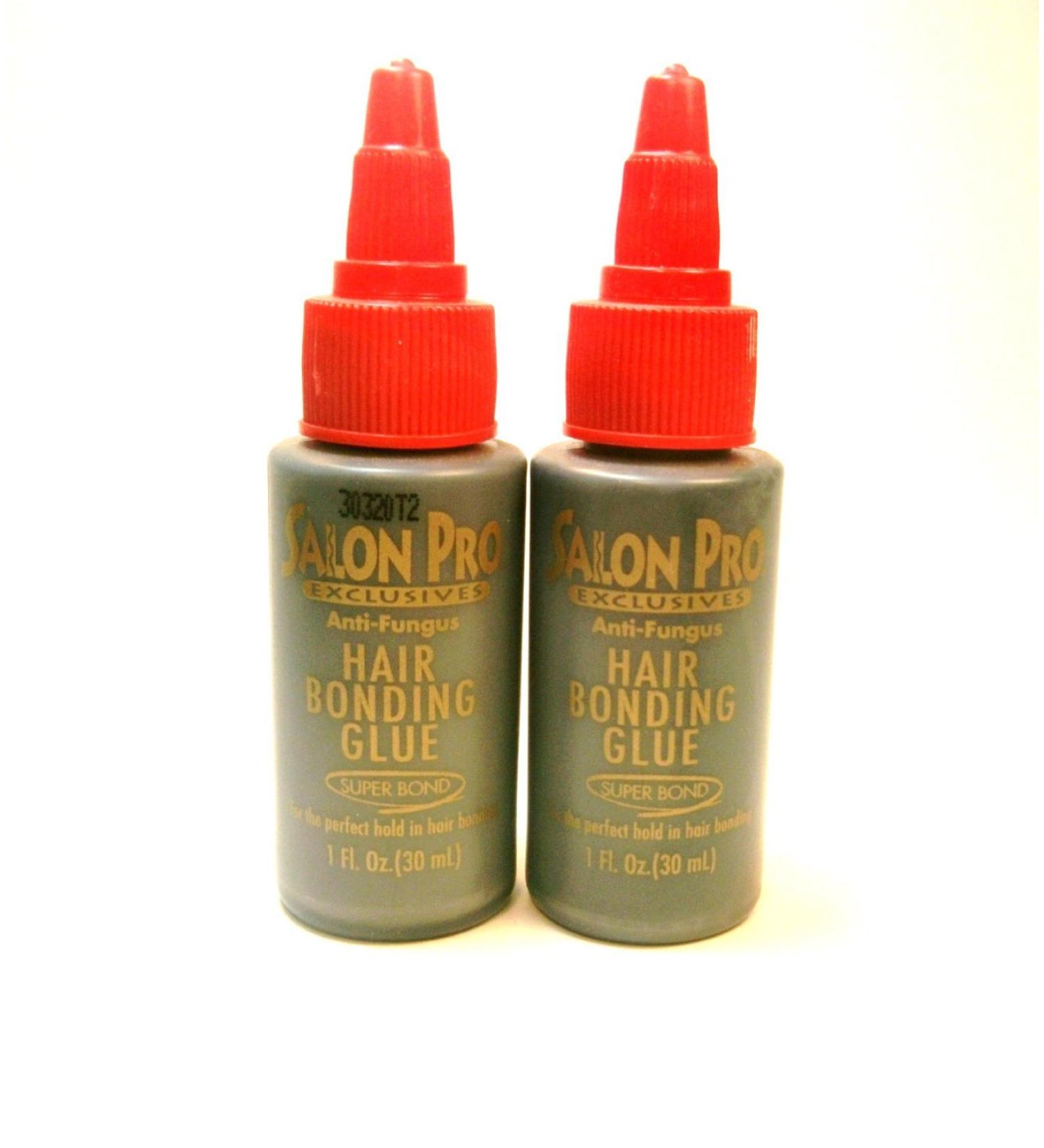 Salon Pro Hair Bonding Glue - Black (Lot of 2) by SALON PRO