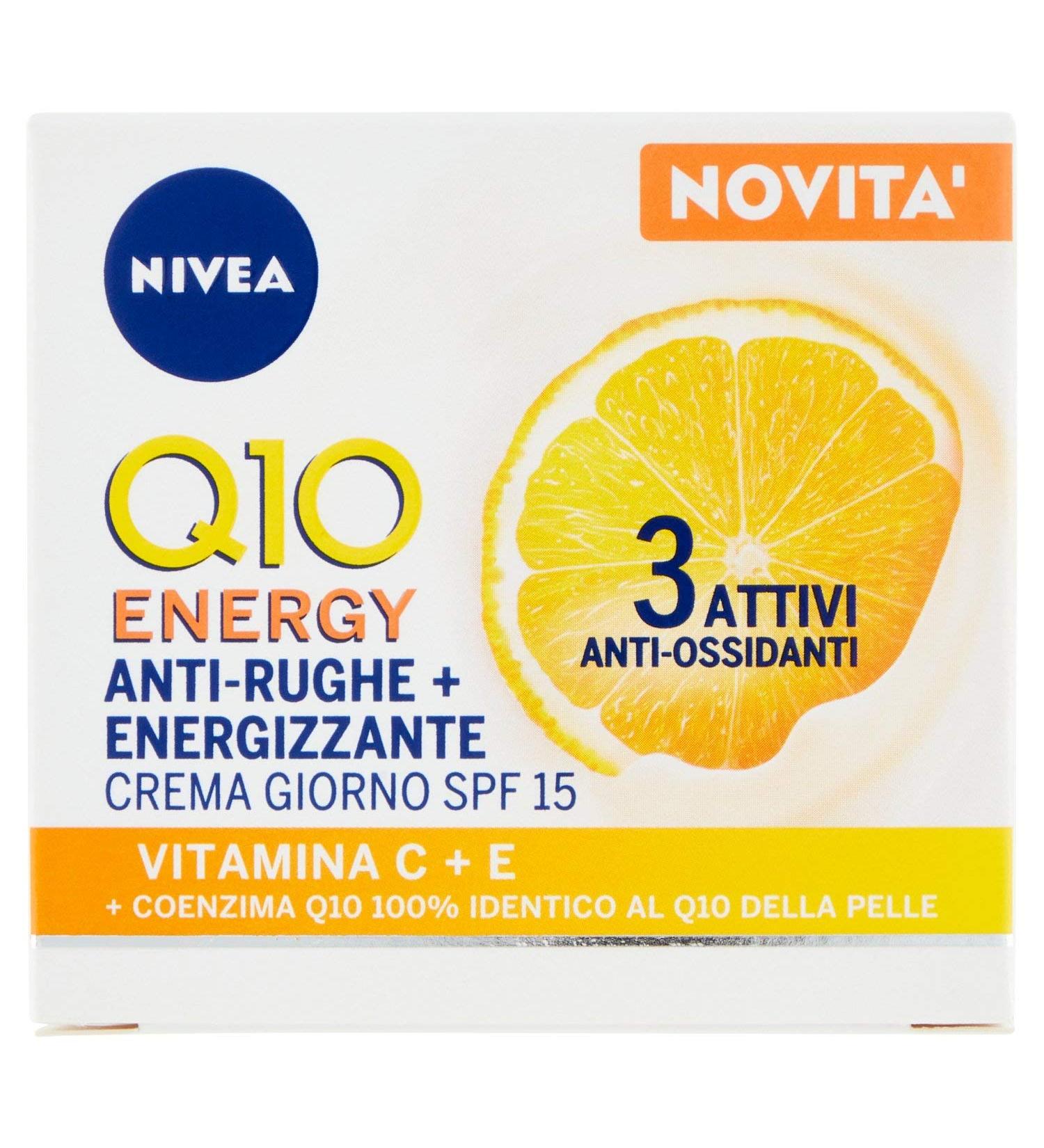 NIVEA Q10 Anti-Wrinkle Day Energy Cream 50ml | Best Face Creams & Masks for Youthful Skin - Shop Internationally - Buy Online on GoSupps.com