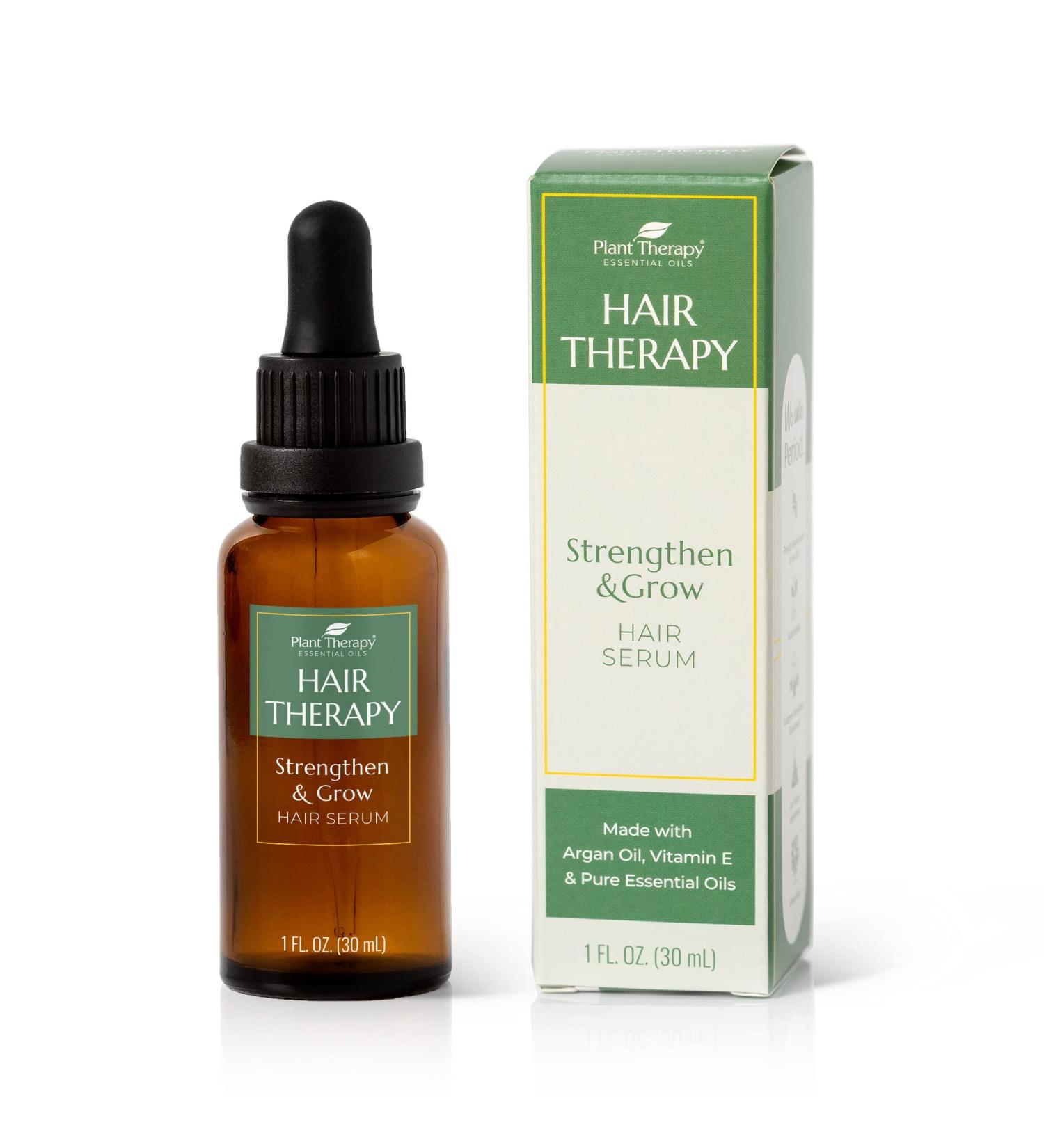 Plant Therapy Hair Therapy Grow & Repair Serum 1 oz - Argan & Castor Oil - Strengthen, Repair & Grow Hair with Rosemary - Buy Online on GoSupps.com