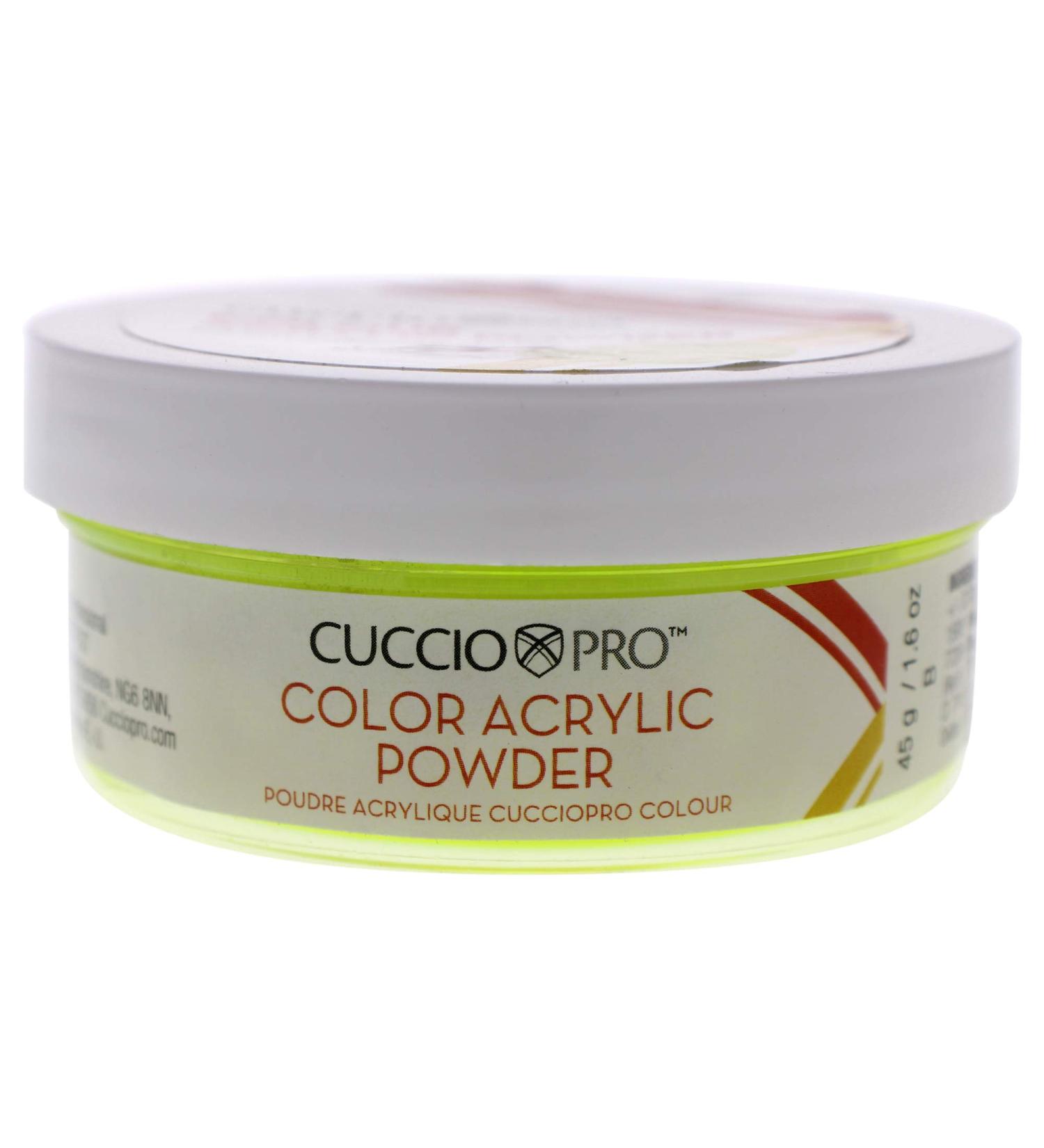 Cuccio Pro Neon Pineapple Color Acrylic Powder - 1.6 oz for Women | Shop Now - International Shipping Available - Buy Online on GoSupps.com