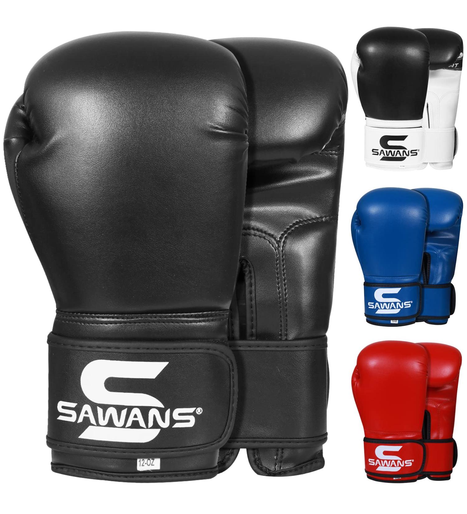 Premium 4oz Black Boxing Gloves for Men Women & Kids Ideal for Kickboxing MMA Martial Arts & Sparring - Buy Online on GoSupps.com