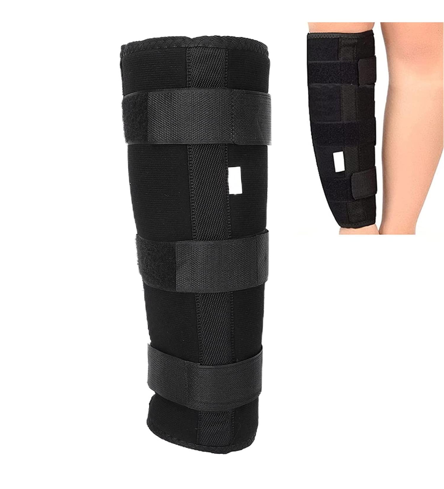 Adjustable Calf Brace for Shin Splint Support - Lower Leg Wrap Stabilizer for Men and Women (Size L) - Buy Online on GoSupps.com
