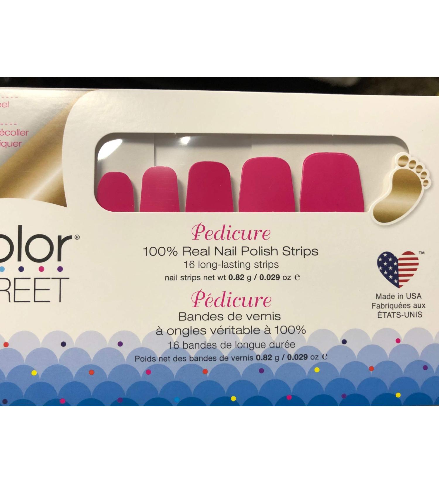 Color Street Nail Polish Strips Seoul Sister Pedicure