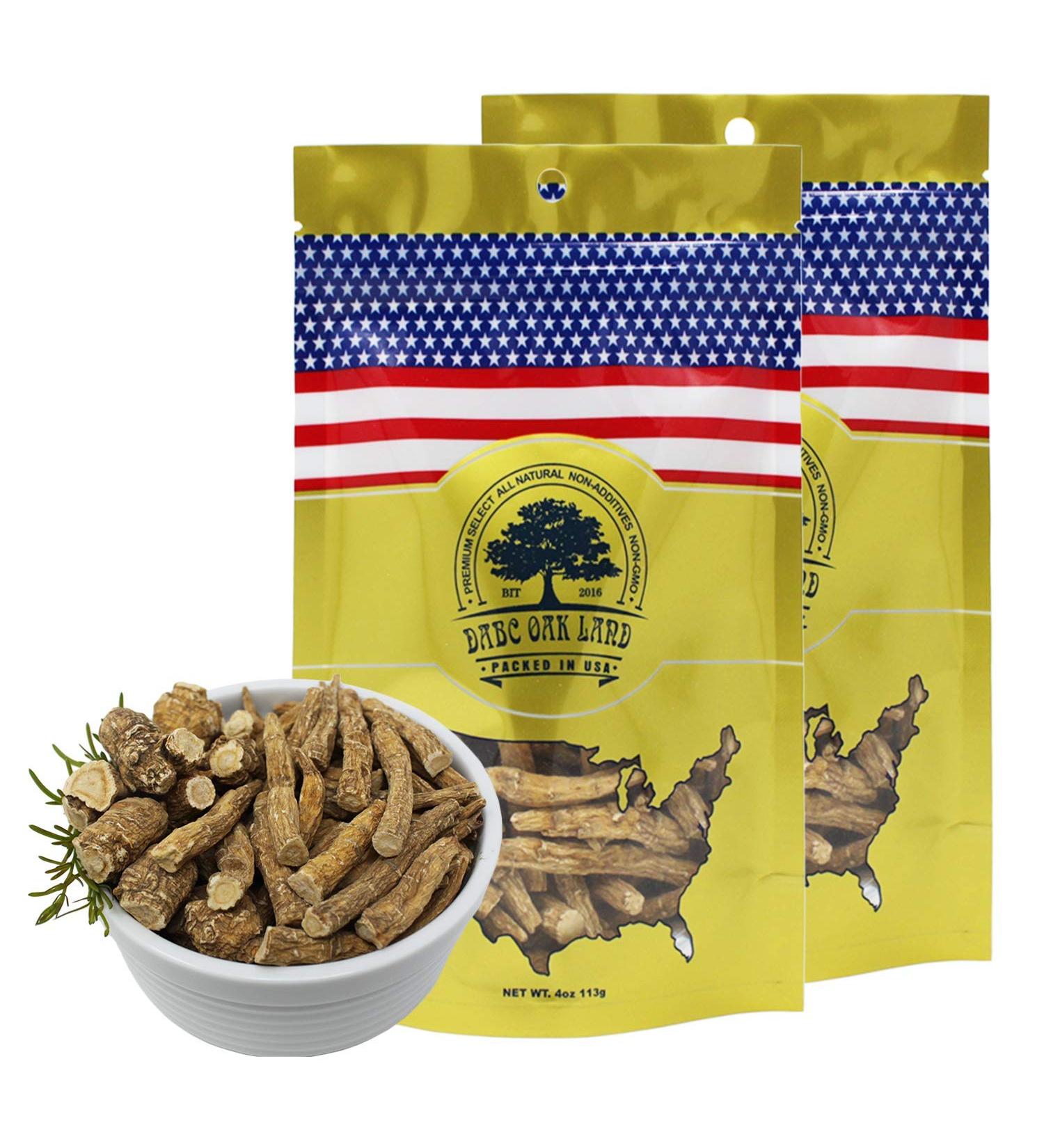 American Ginseng Slices from Wisconsin (Sliced Ginseng Root Wisconsin Grown!Most People Use It to Make Ginseng Tea! Good for Health! (American Ginsengs Large Branch 2 Packs of 8 Ounces) - Buy Online on GoSupps.com