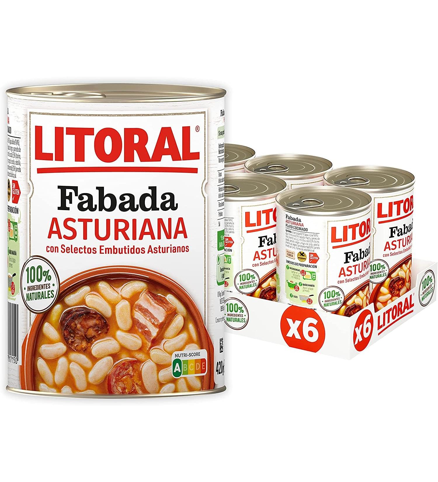 Lot of 6X Fabada Litoral 435gr - Buy Online on GoSupps.com