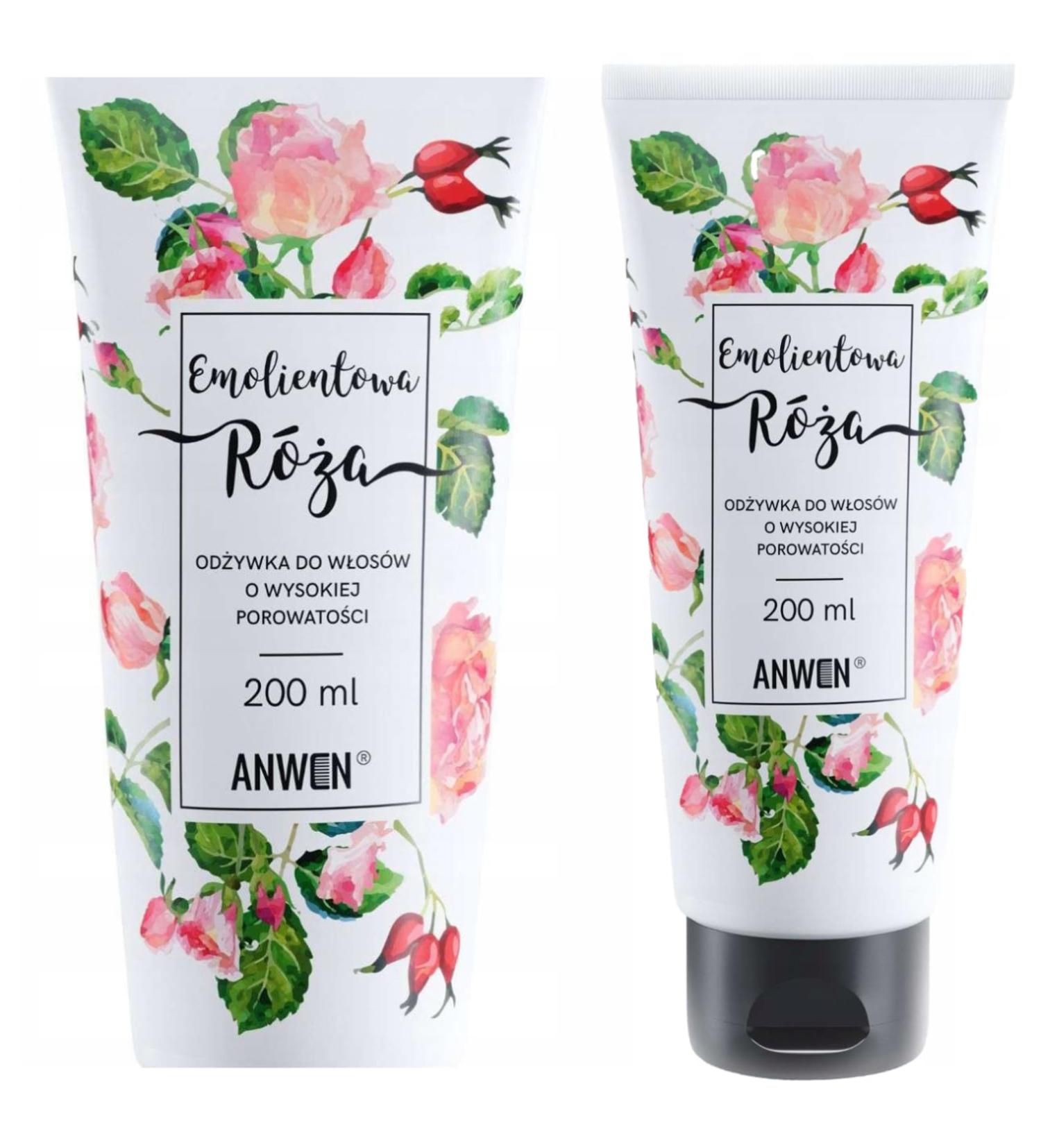  Anwen Anwen Emollient Rose Conditioner for High Porosity Hair 200ml - Buy Online on GoSupps.com