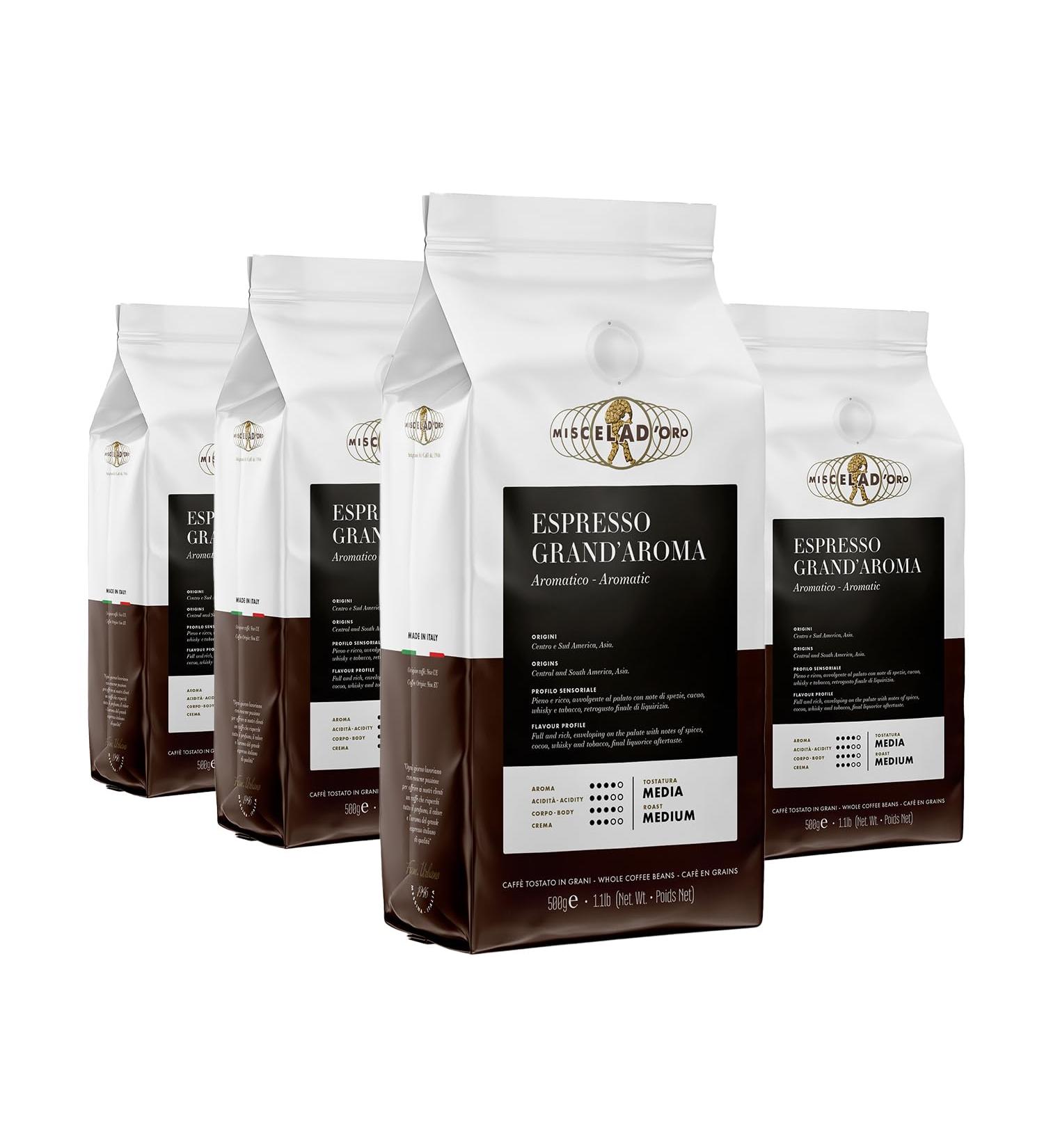  Miscela D'Oro Miscela d'Oro Expresso en grains Grand Aroma - 500g - Buy Online on GoSupps.com