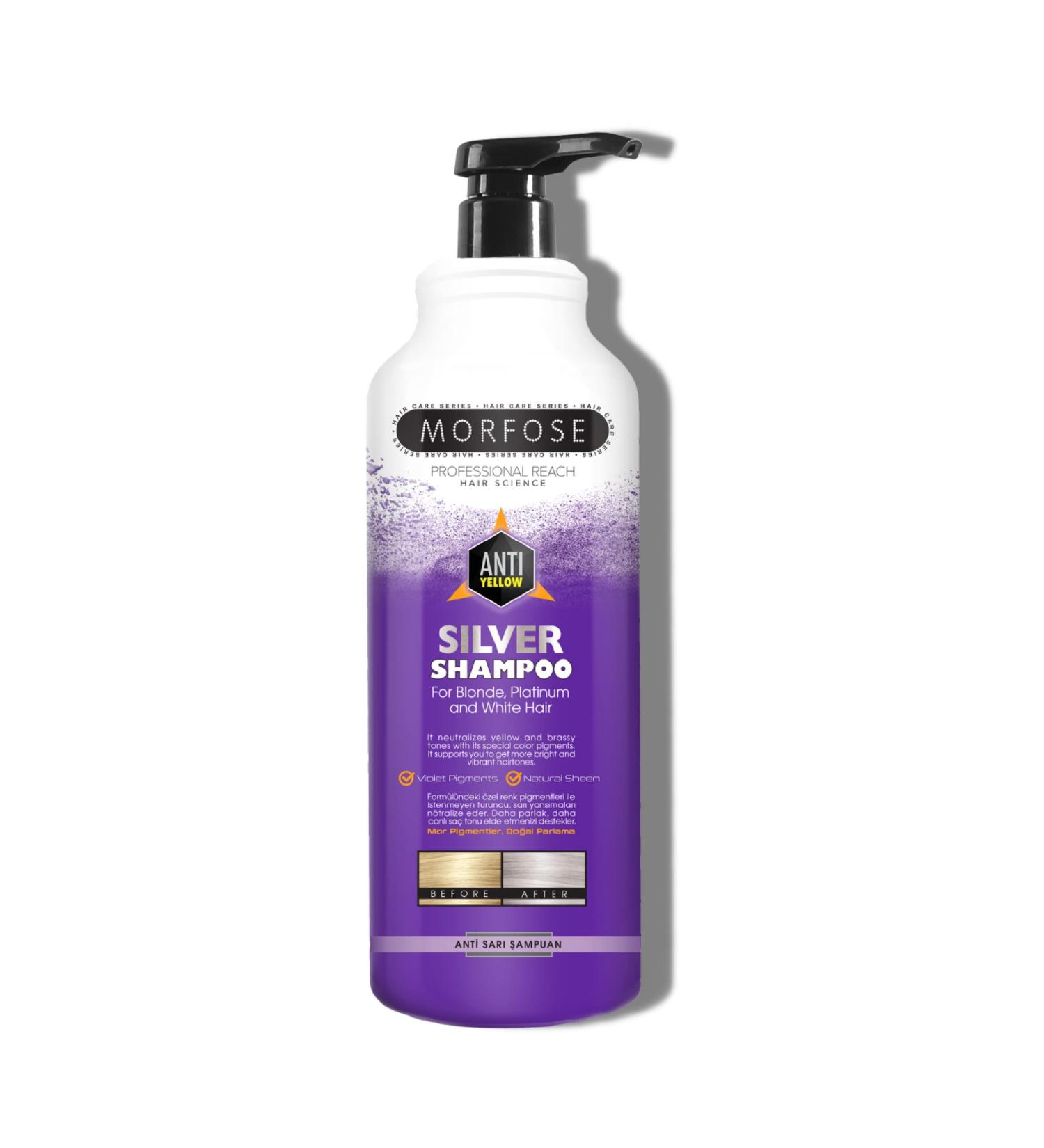 Morfose Shampooing Silver Hair 1000 ml - Buy Online on GoSupps.com