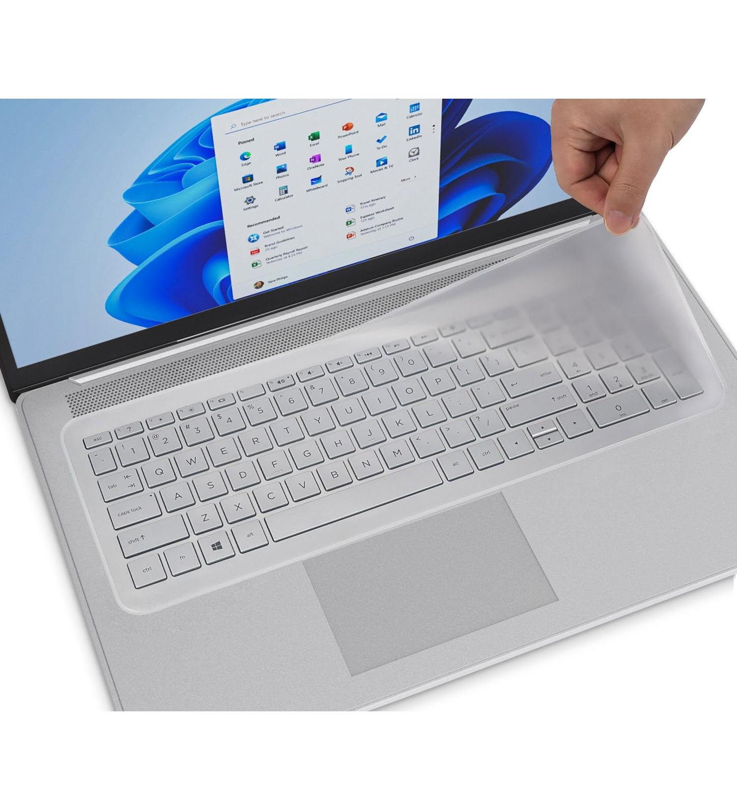 Universal Keyboard Cover Skin for 17-17.3 inch Laptop Notebook Anti Dust Waterproof Silicone Keyboard Protector Compatible with 17.3" HP Lenovo Dell ACER ASUS MSI Laptops - Buy Online on GoSupps.com