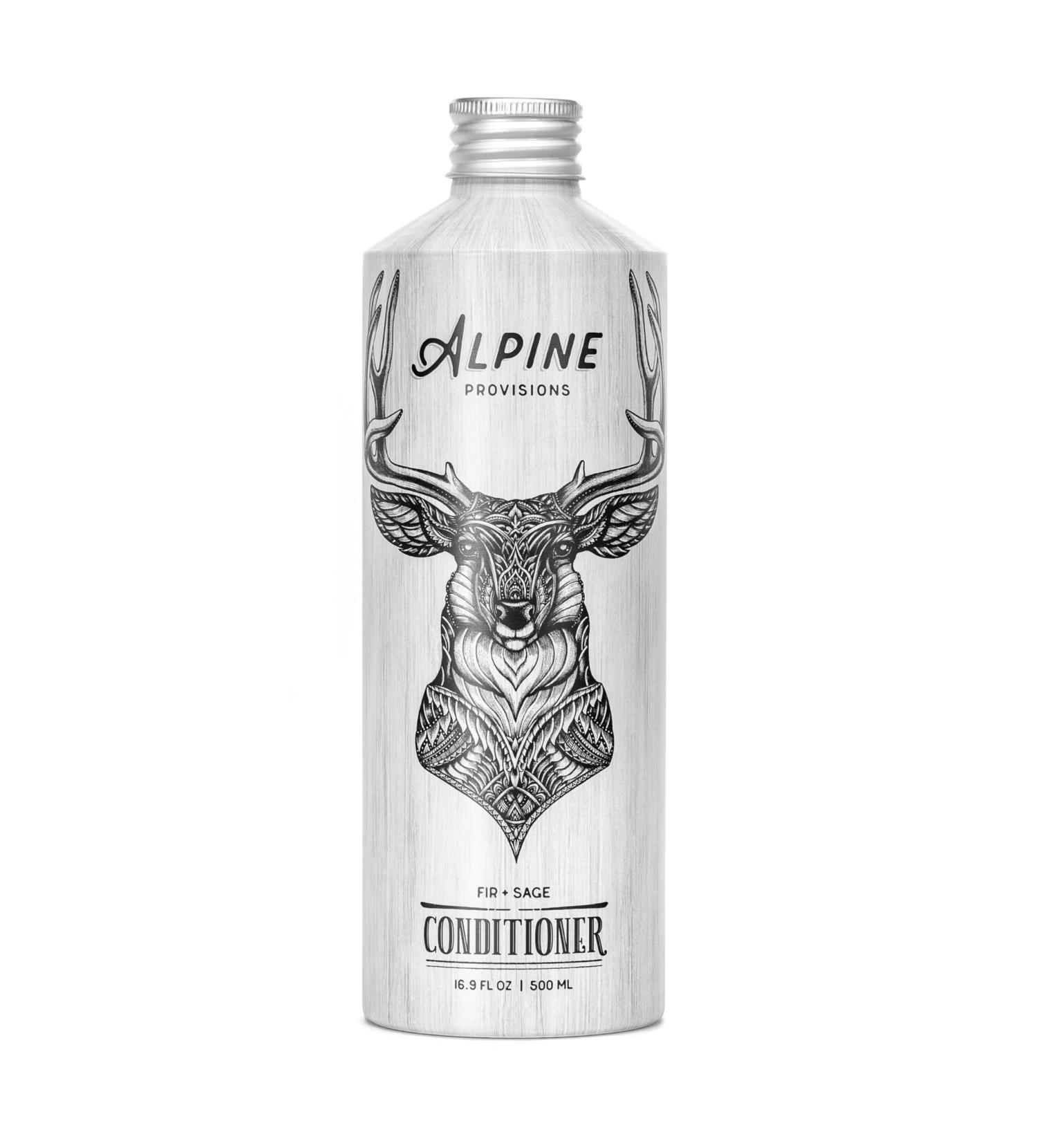 Alpine Provisions Fir & Sage Conditioner - Vegan Plant-Based Hair Care for Moisture & Repair - 16.9 FL Oz - International Shipping Available - Buy Online on GoSupps.com