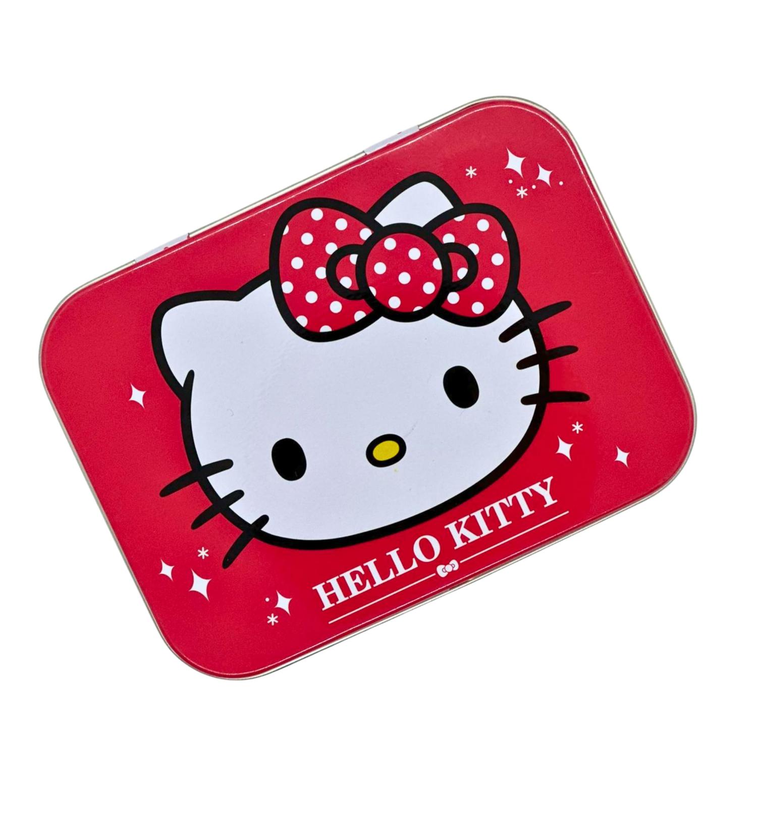 Hello Kitty Red Children's Plaster - Licensed Metal Box with 24 Plasters - Stylish Storage for Kids - Ideal for Backpacks - Buy Online on GoSupps.com