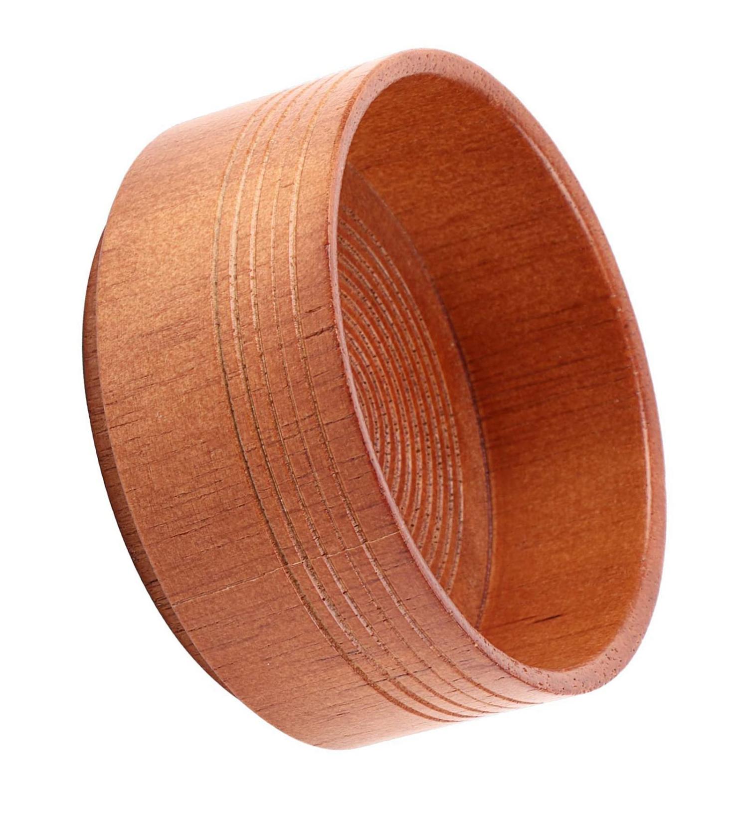 Chrees Men's Wooden Shaving Soap Dish - Foam Cream Cleaning Bowl for Men | Premium Shaving Accessories - Buy Online on GoSupps.com