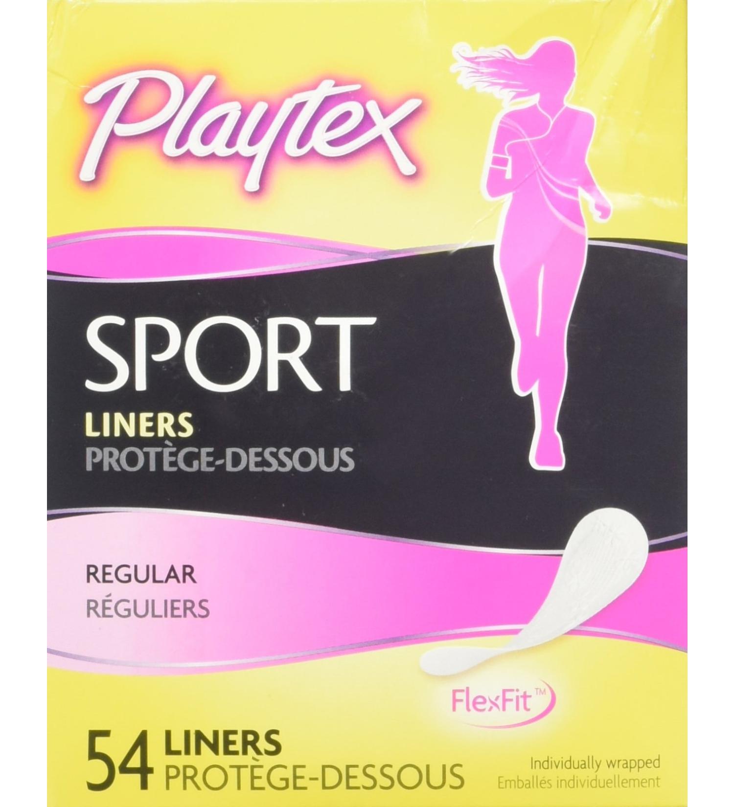 Playtex Sport Body Shape Liner Regular - 54ct | Size L - Buy Online on GoSupps.com