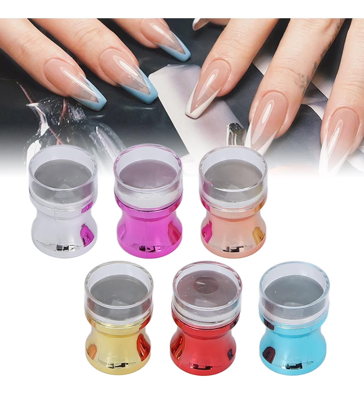 6-Piece Silicone Nail Art Stamping Kit with 12 Circuit Boards - DIY Gel Stamps for Creative Manicure & Nail Decoration - Buy Online on GoSupps.com