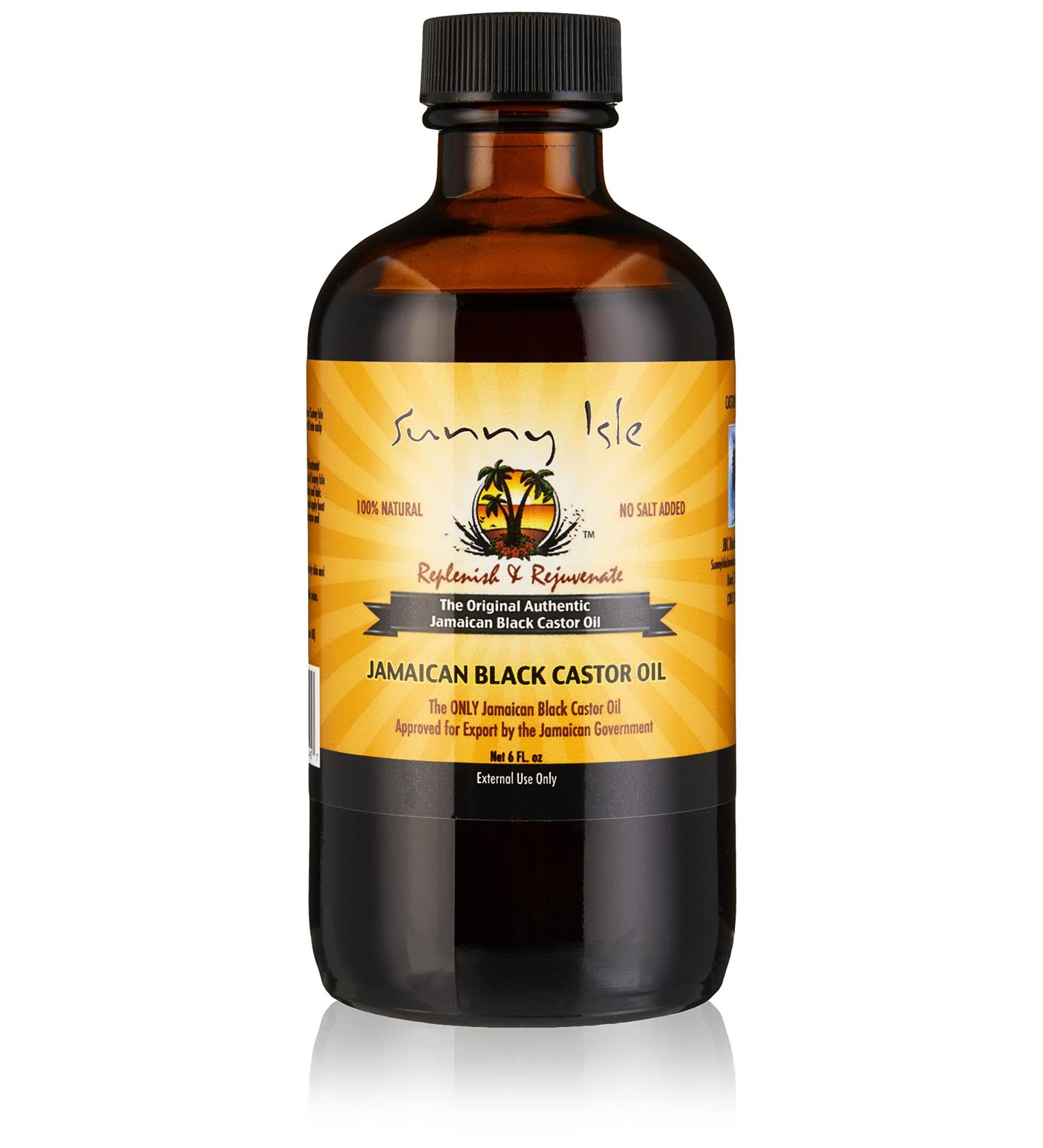 Sunny Isle Jamaican Black Castor Oil 6 fl. oz | 100% Natural Hair Scalp & Skin Treatment - Shop Internationally - Buy Online on GoSupps.com