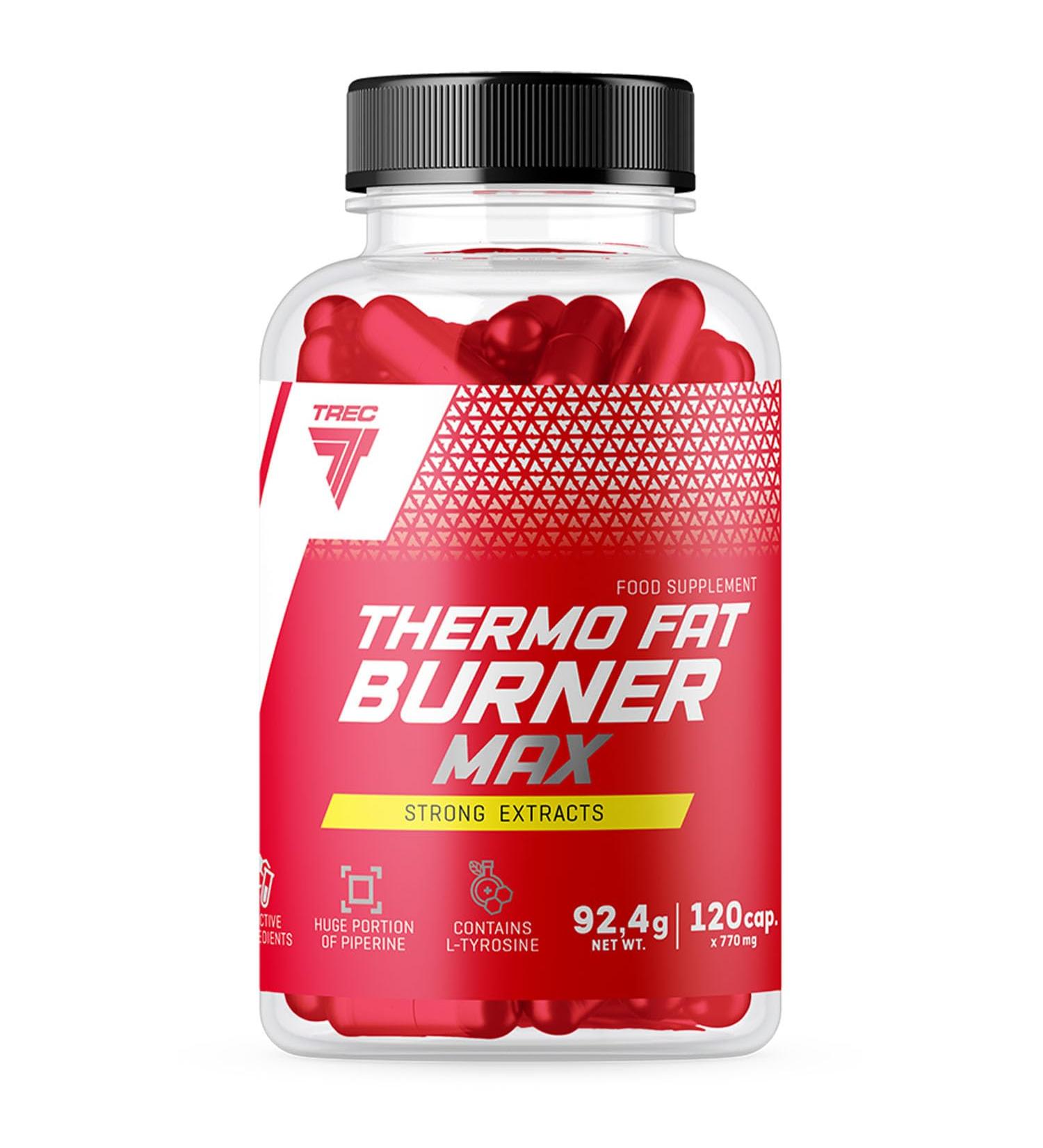 THERMO FAT BURNER MAX - Diet Weight Loss Supplement | 120 Capsules | International Shipping - Buy Online on GoSupps.com