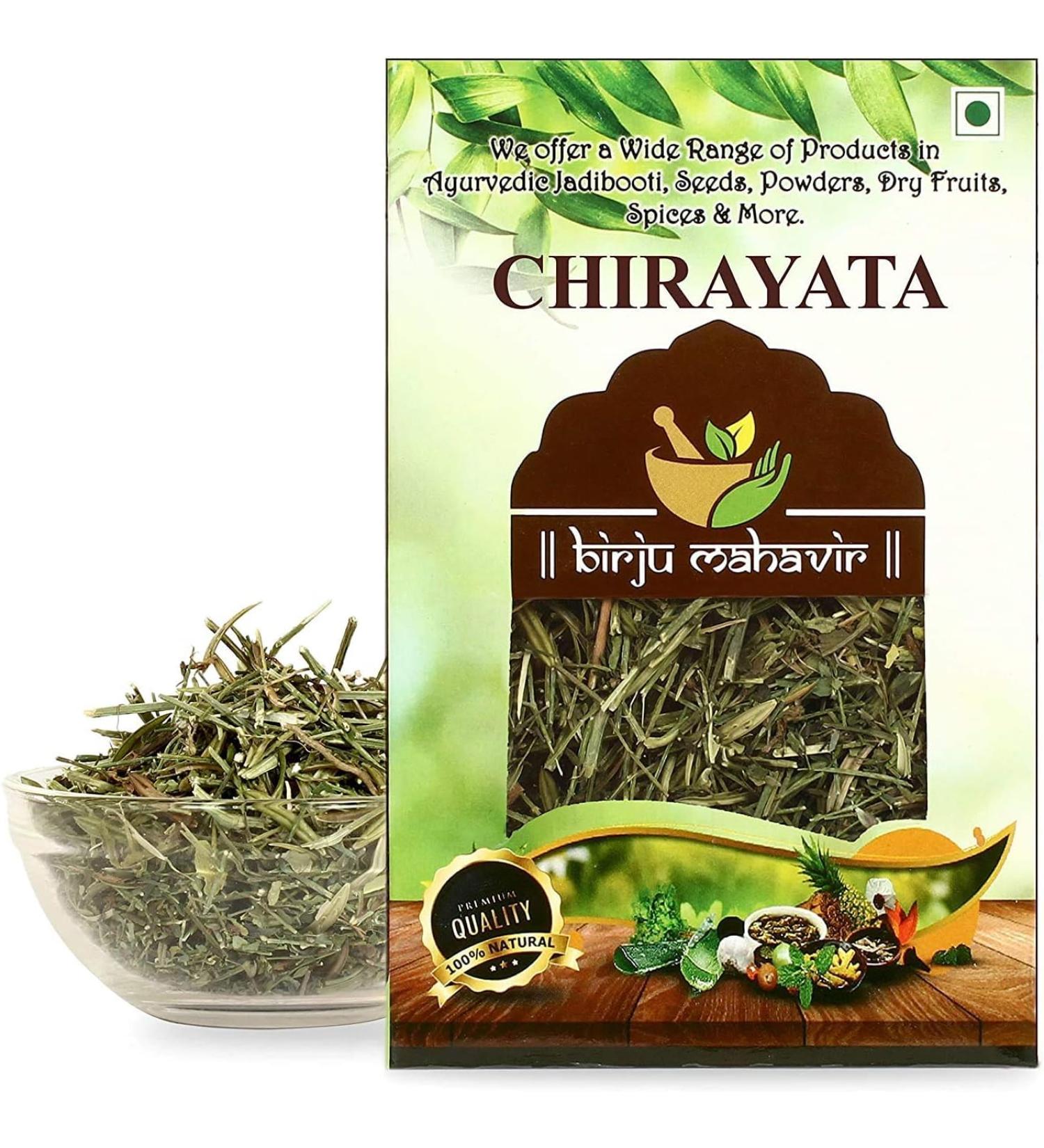 NACHT Birju Mahavir 100 Gr Chirayata - Bitterstick - chirata Natural 100 Gram (BMKB-218) - Buy Online on GoSupps.com