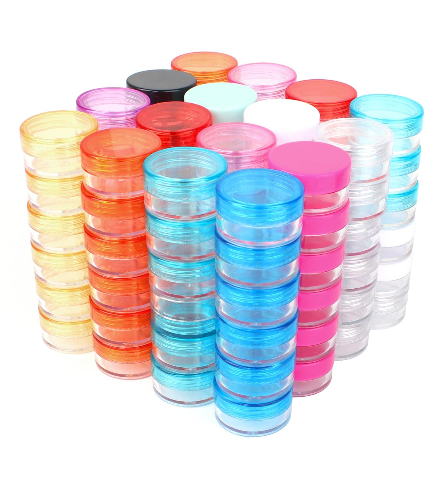 96-Piece Jubaopen Cosmetic Container Set - Mini Doses for Lip Balm Lotion & Cream (5G) - Perfect for Samples & Organizing - Buy Online on GoSupps.com