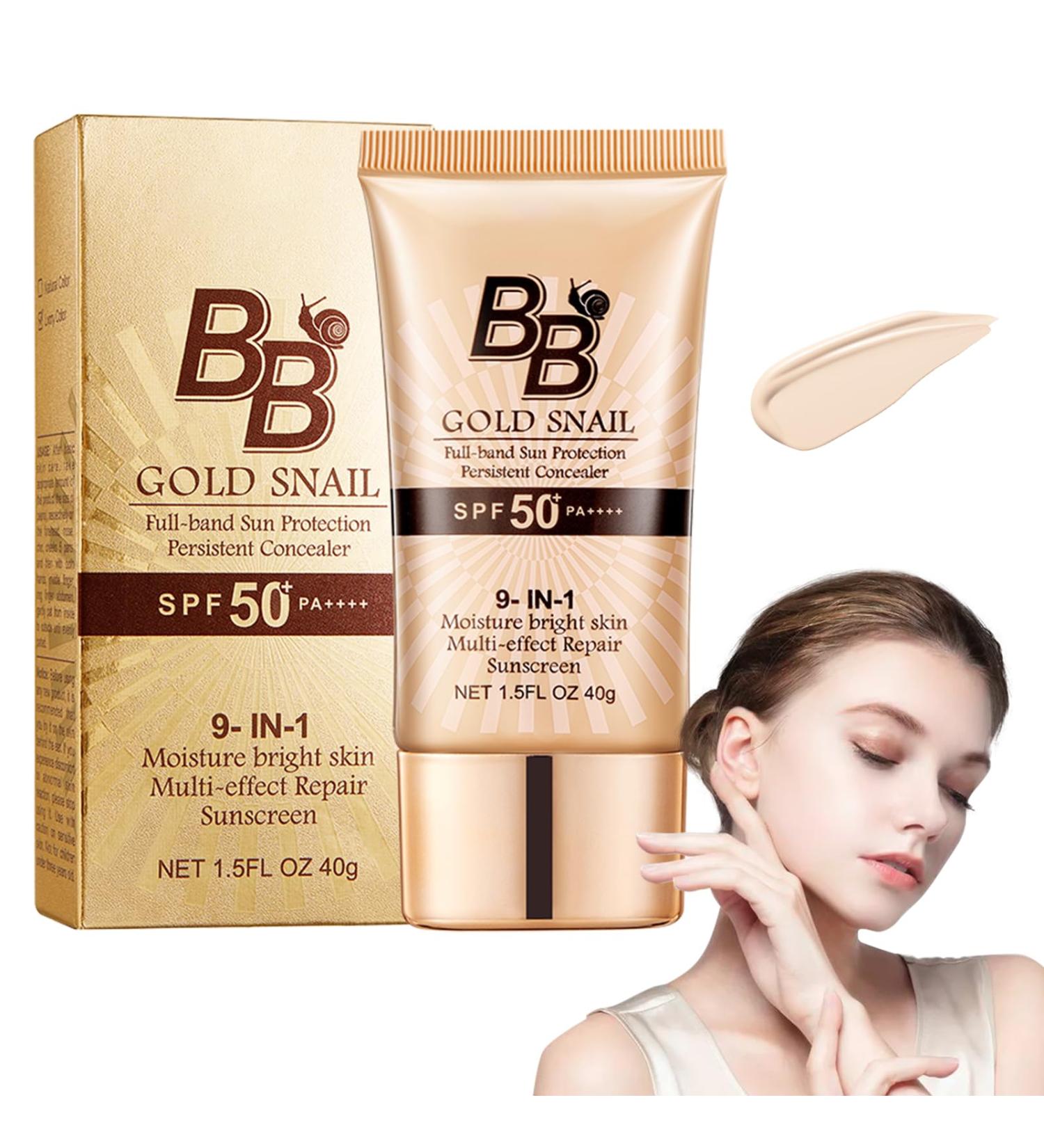 BB Cr me Cr me Solaire Cr me Hydratante Teint e Cr me Solaire Visage SPF 50+ BB Cr me Hydratante Correctrice Cr ez Un Beau Maquillage Pour Vous 40g (Blanc Ivoire) - Buy Online on GoSupps.com